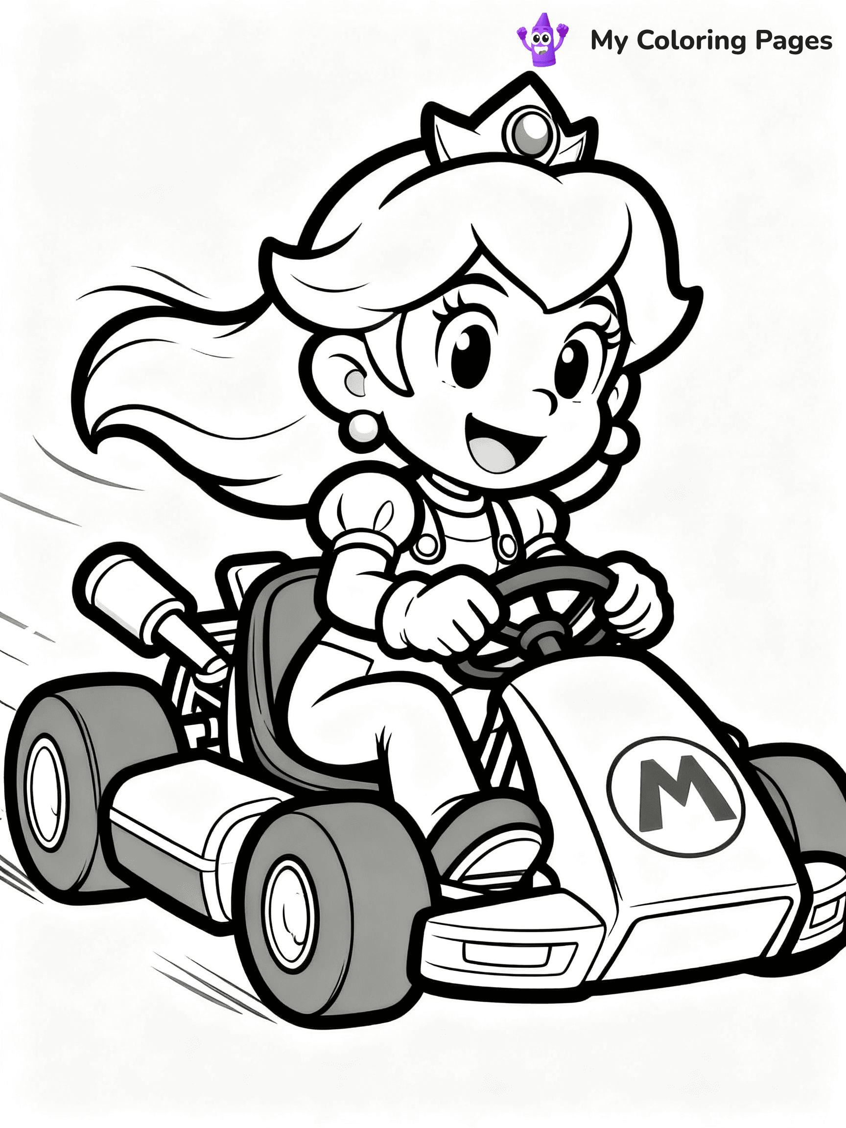 Princess Daisy Coloring Pages - 34