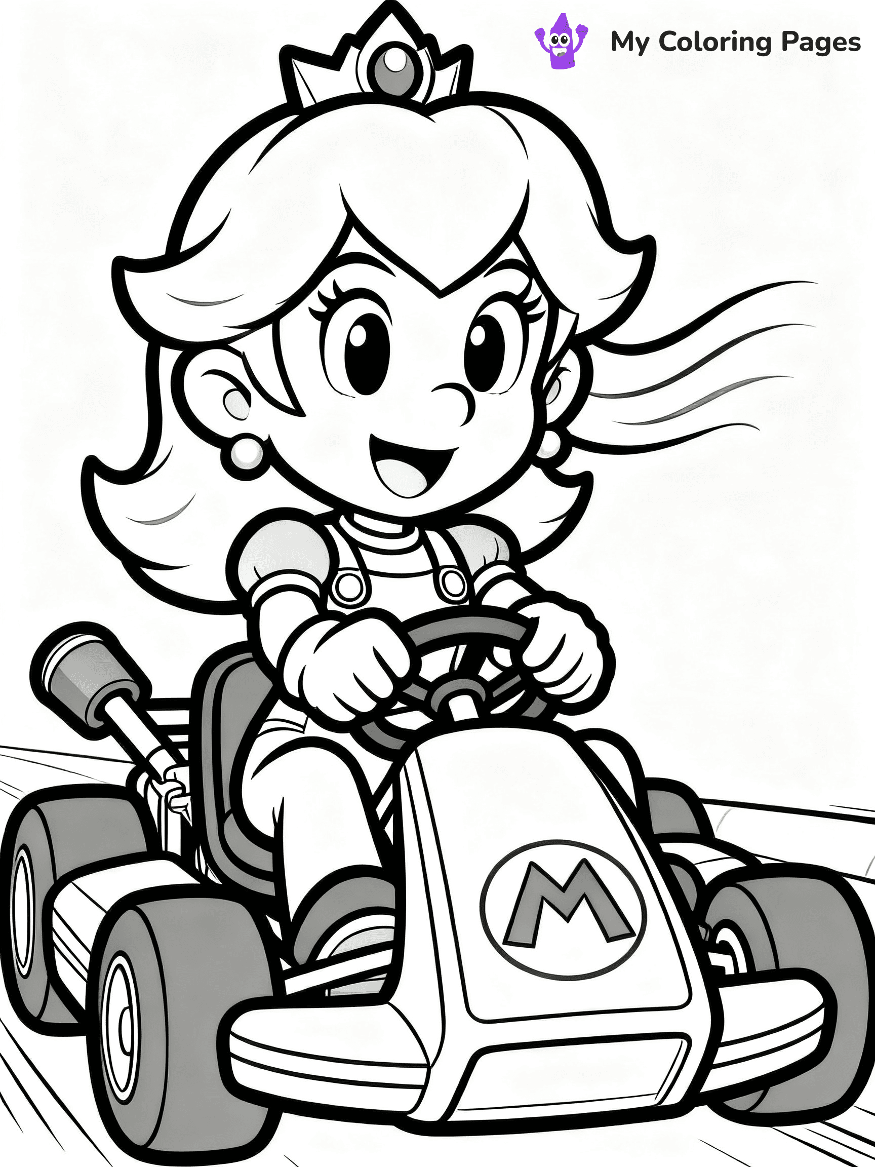 Princess Daisy Coloring Pages - 30