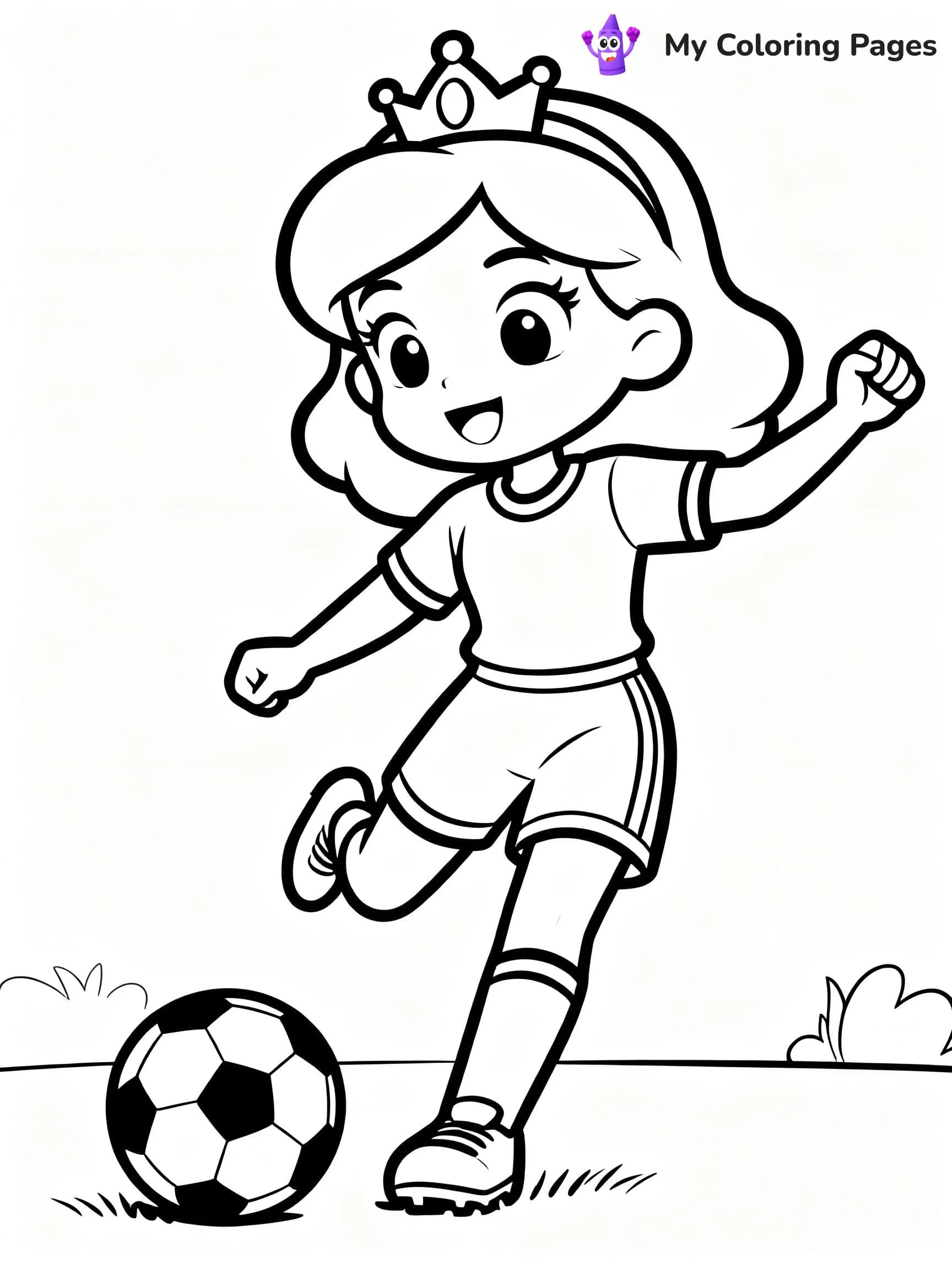 Princess Daisy Coloring Pages - 11