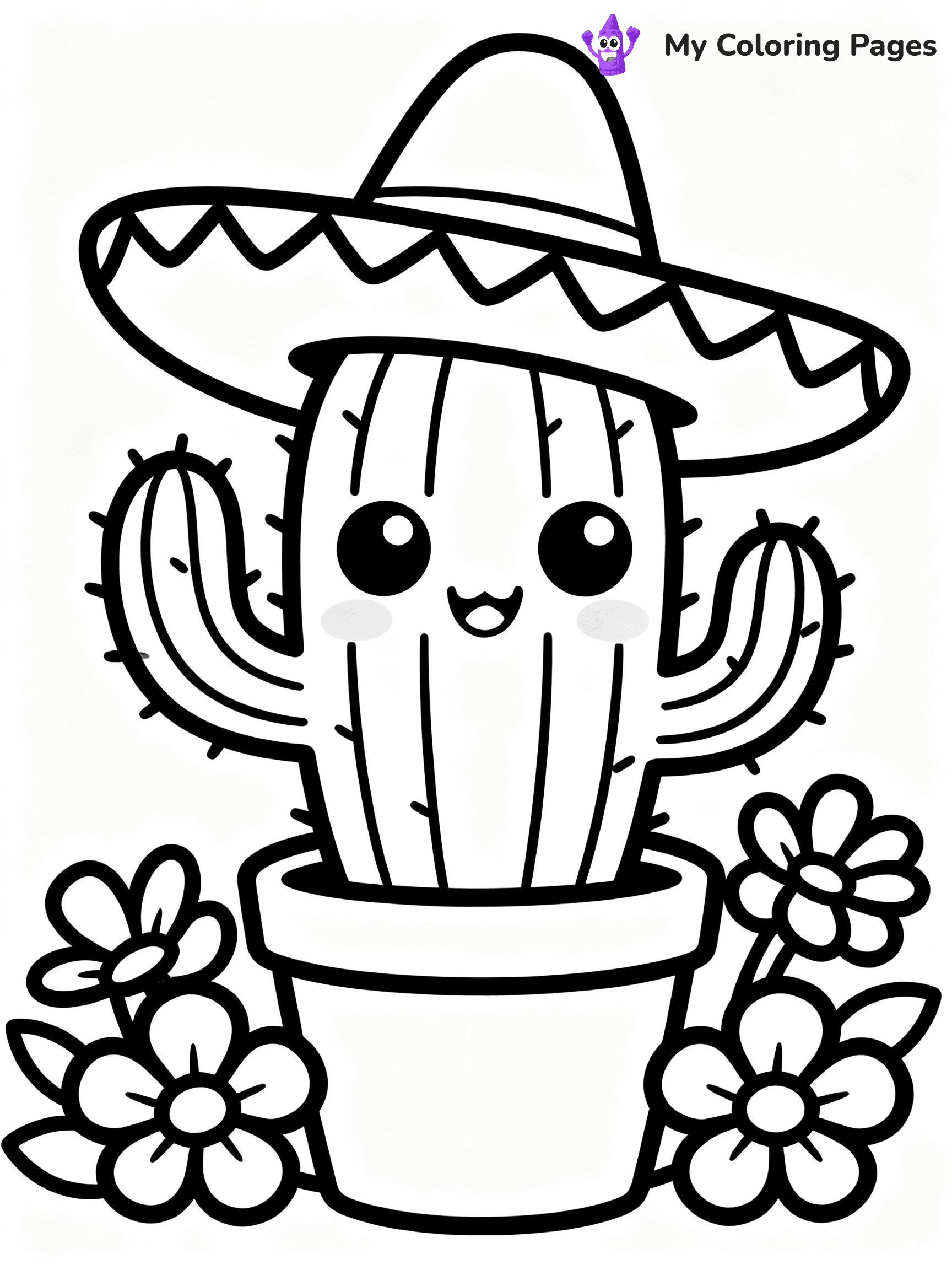 Cactus Coloring Pages - 35