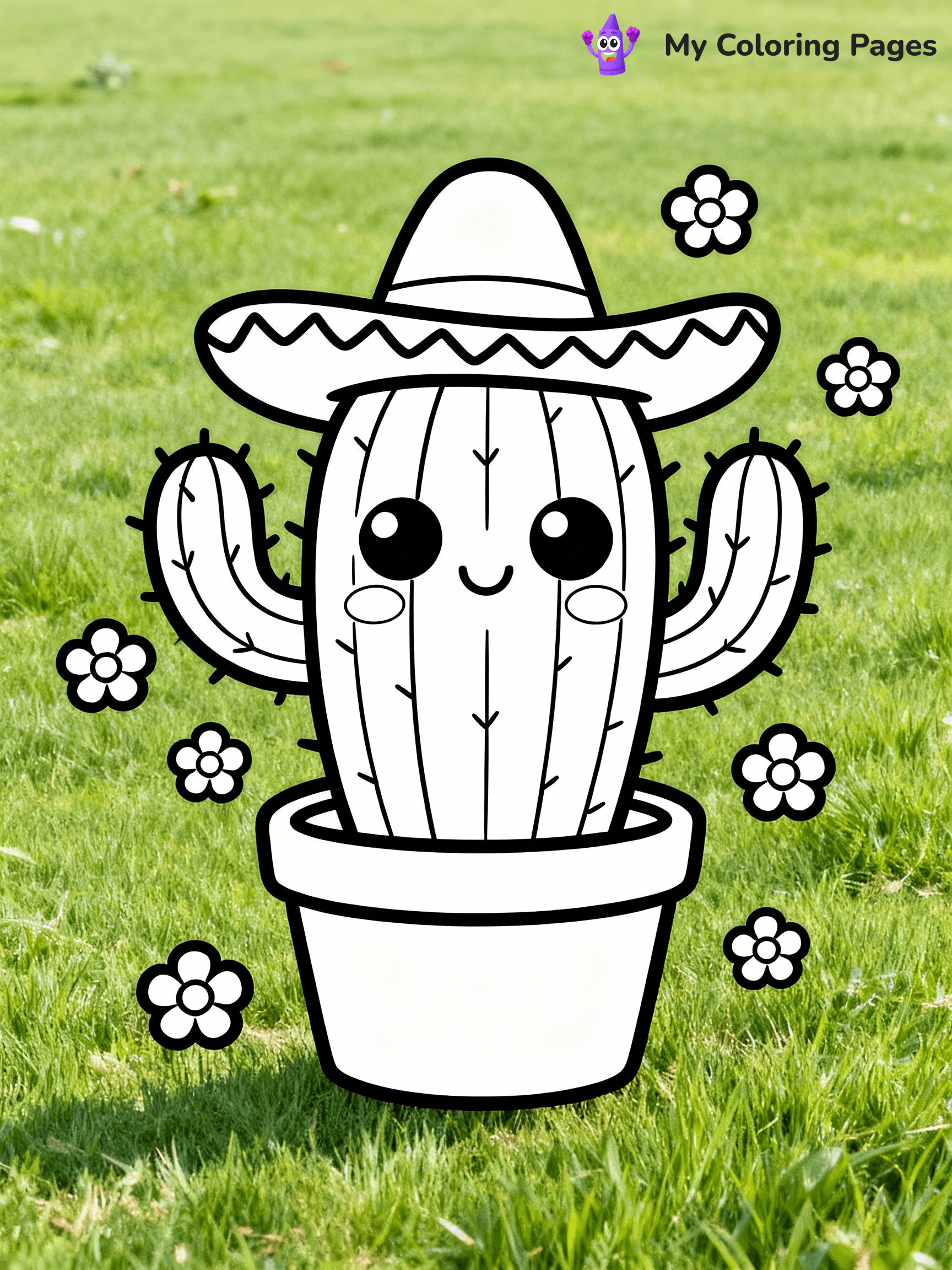 Cactus Coloring Pages - 31