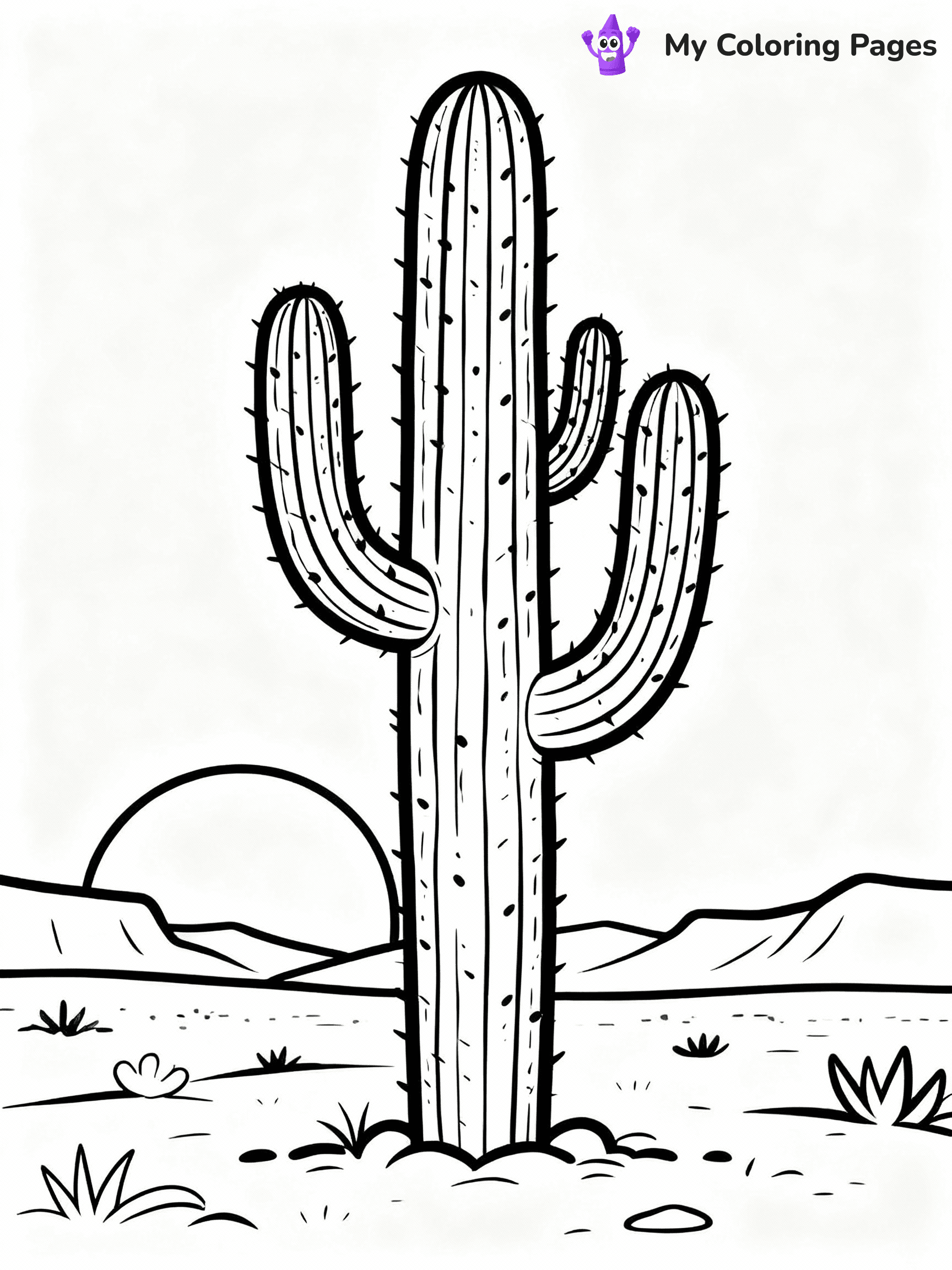 Cactus Coloring Pages - 28
