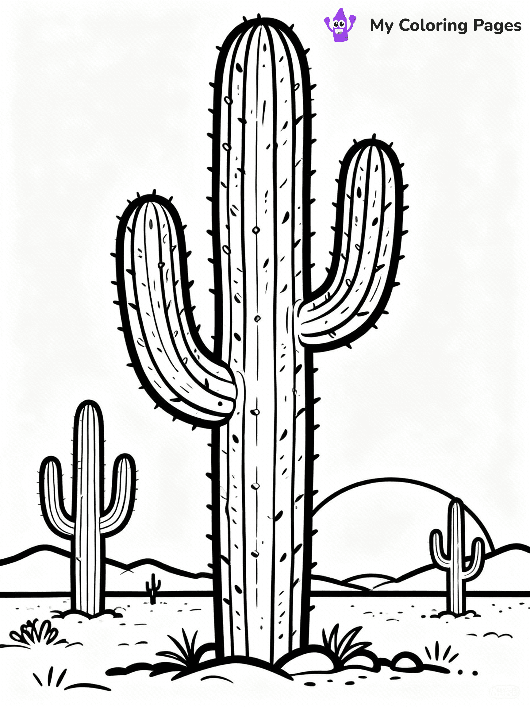 Cactus Coloring Pages - 26