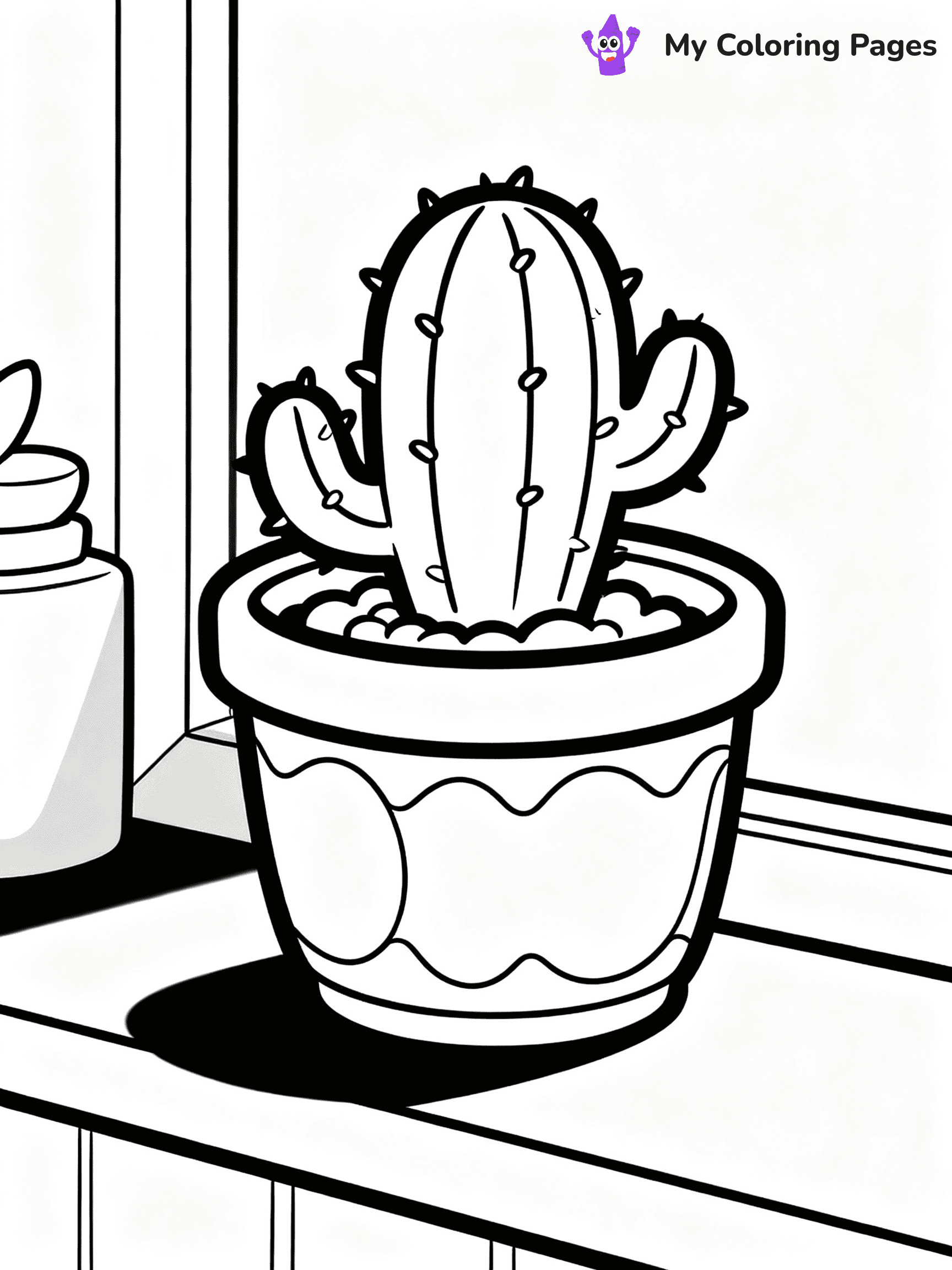 Cactus Coloring Pages - 21