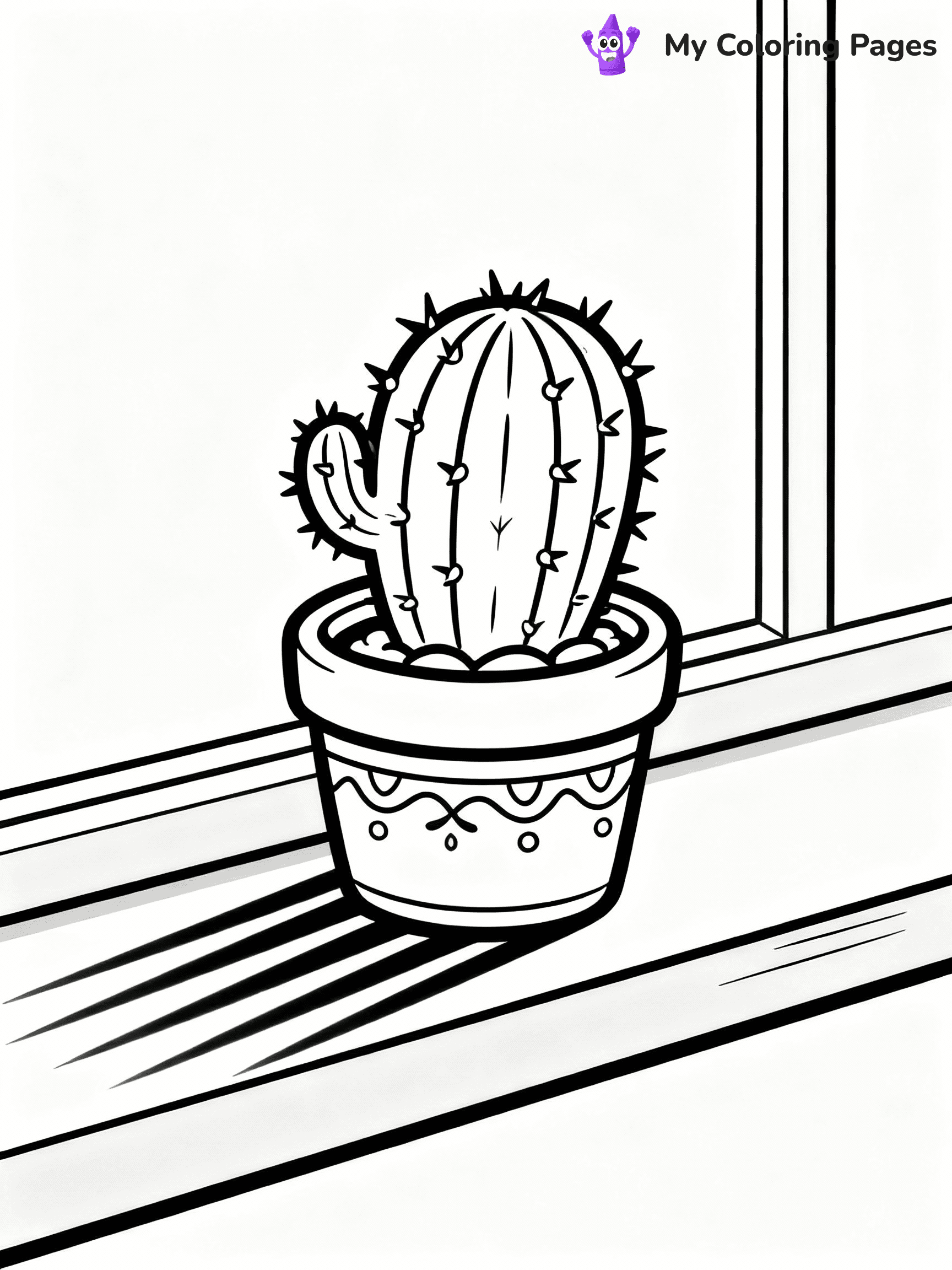 Cactus Coloring Pages - 20