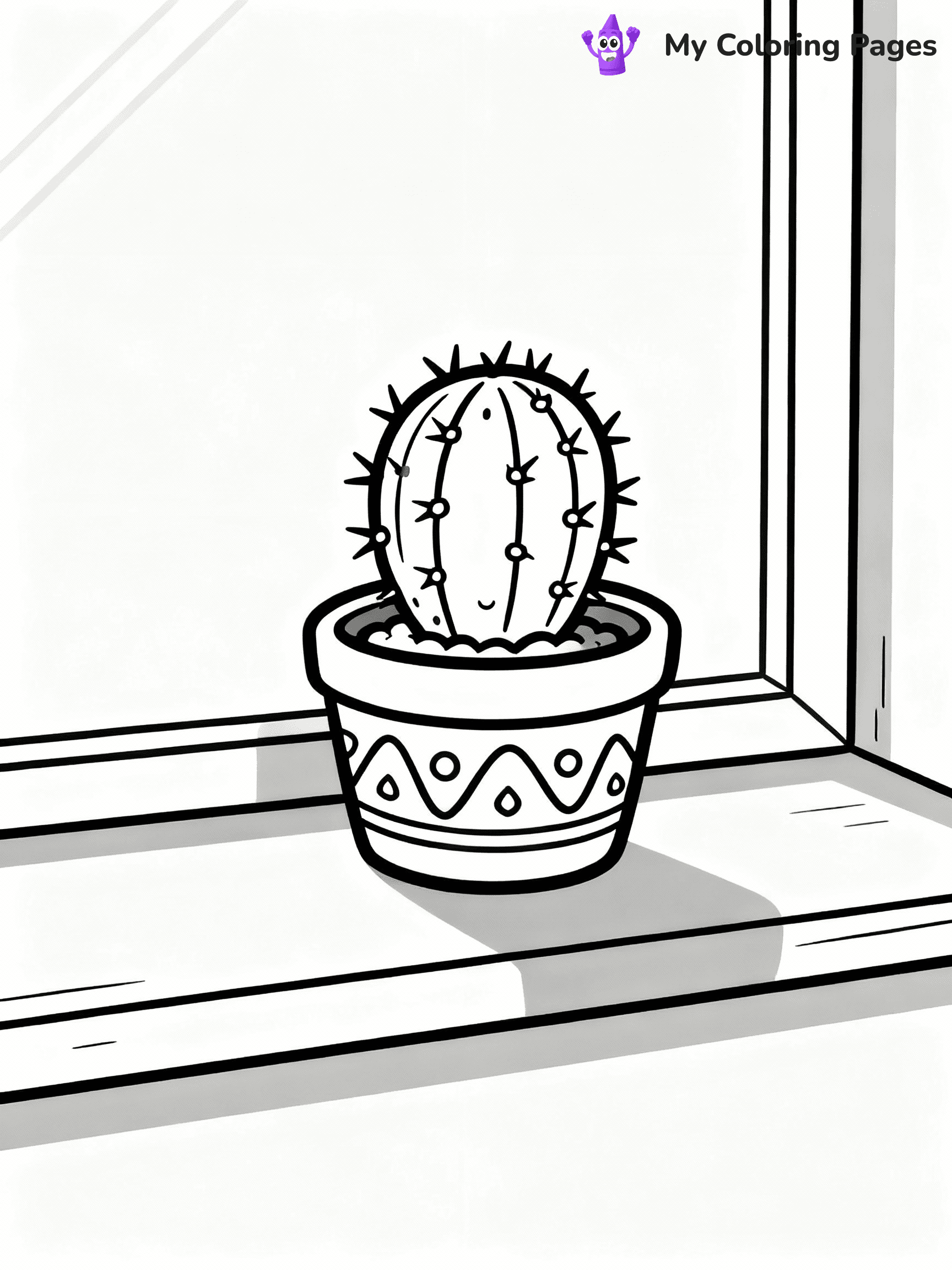Cactus Coloring Pages - 17