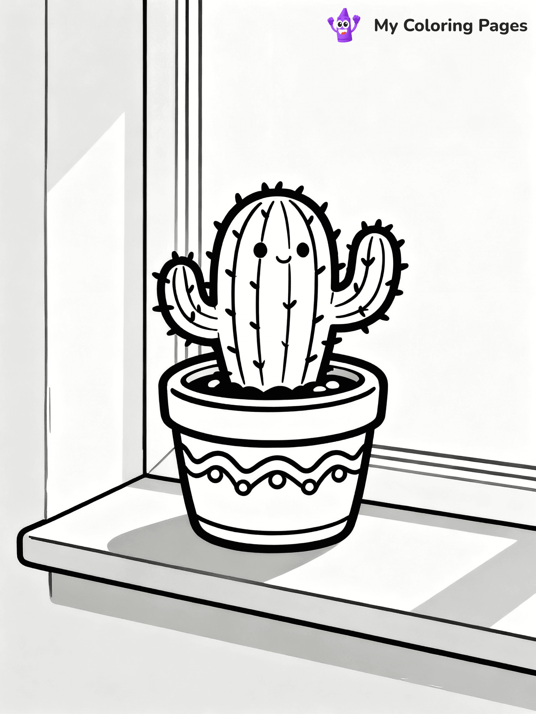 Cactus Coloring Pages - 15