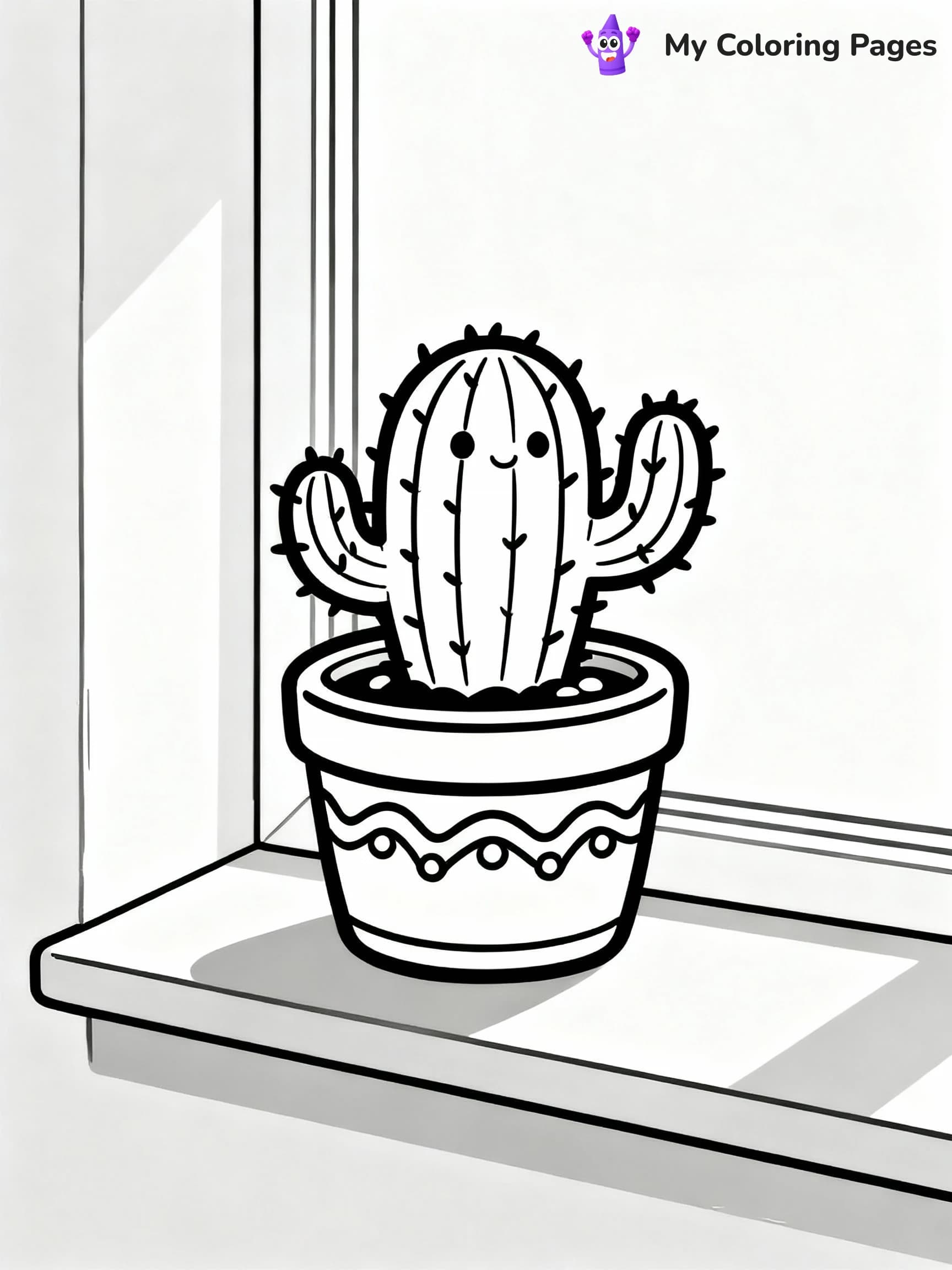 Cactus Coloring Pages - 15