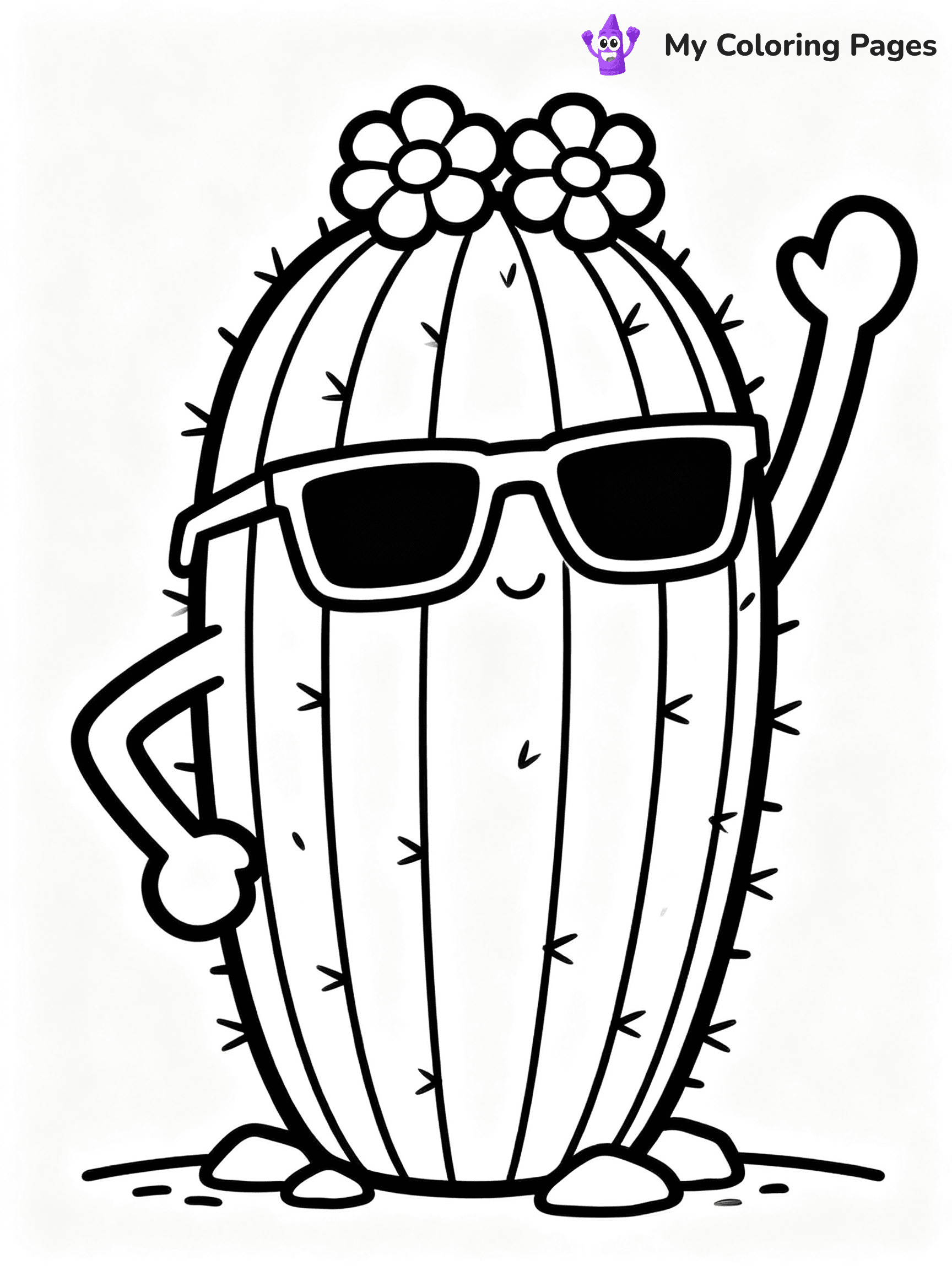 Cactus Coloring Pages - 13