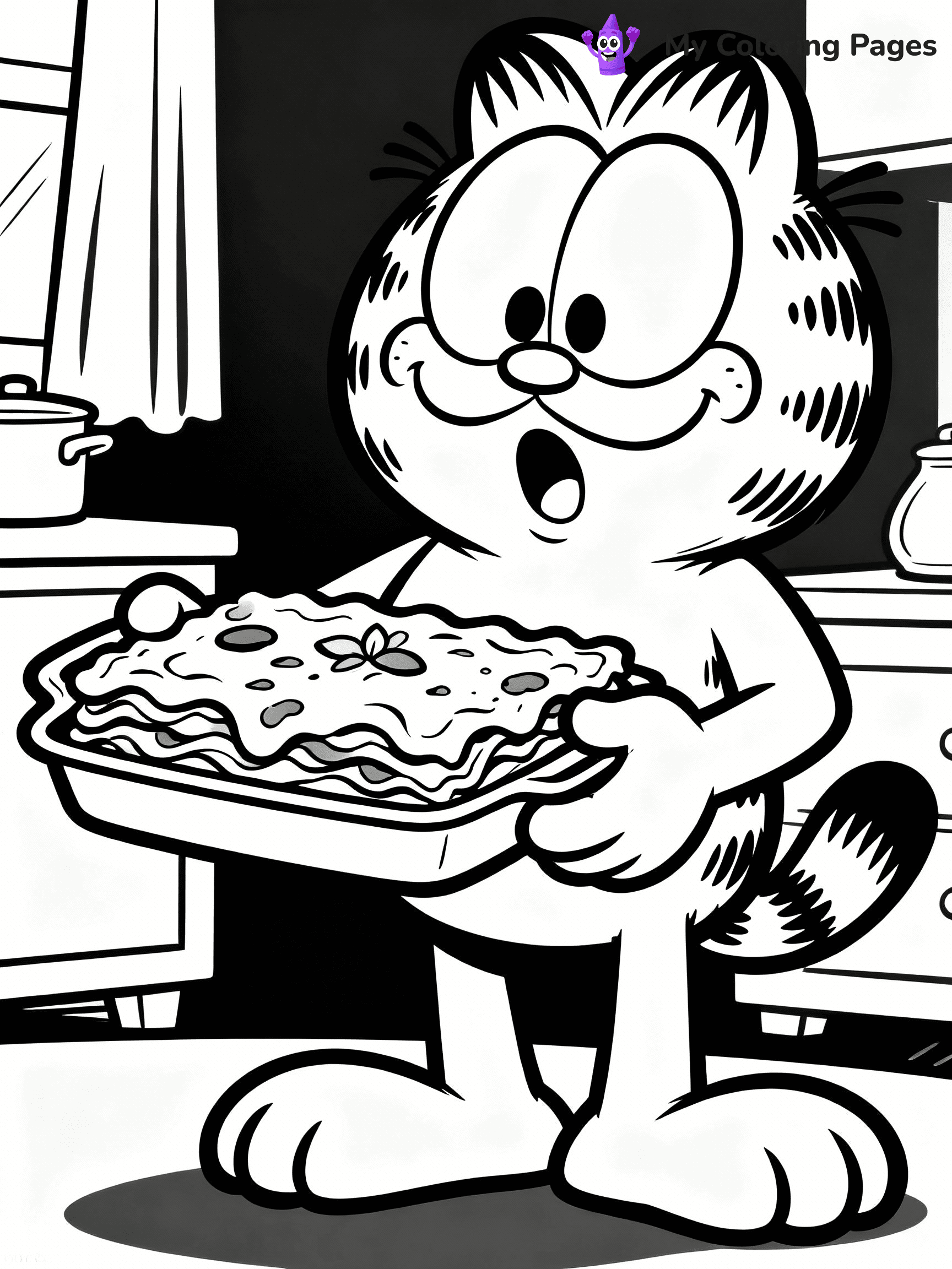 Garfield Coloring Pages - 24