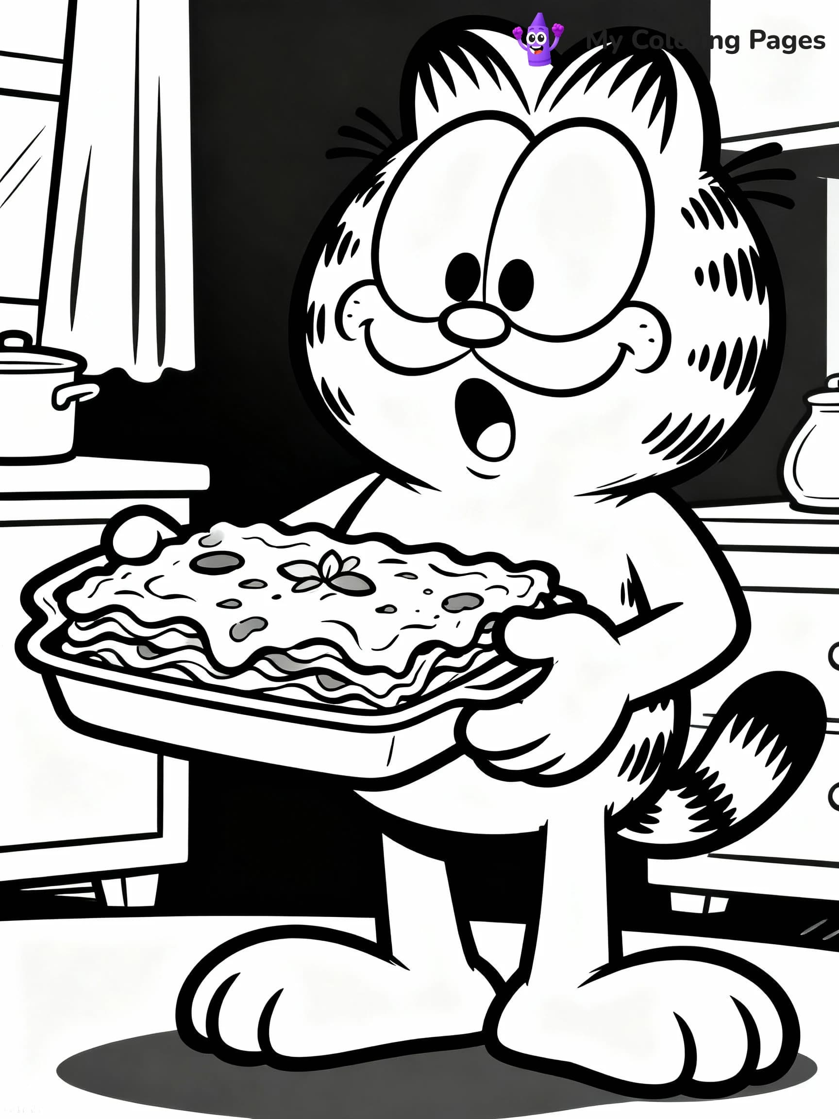 Garfield Coloring Pages - 24