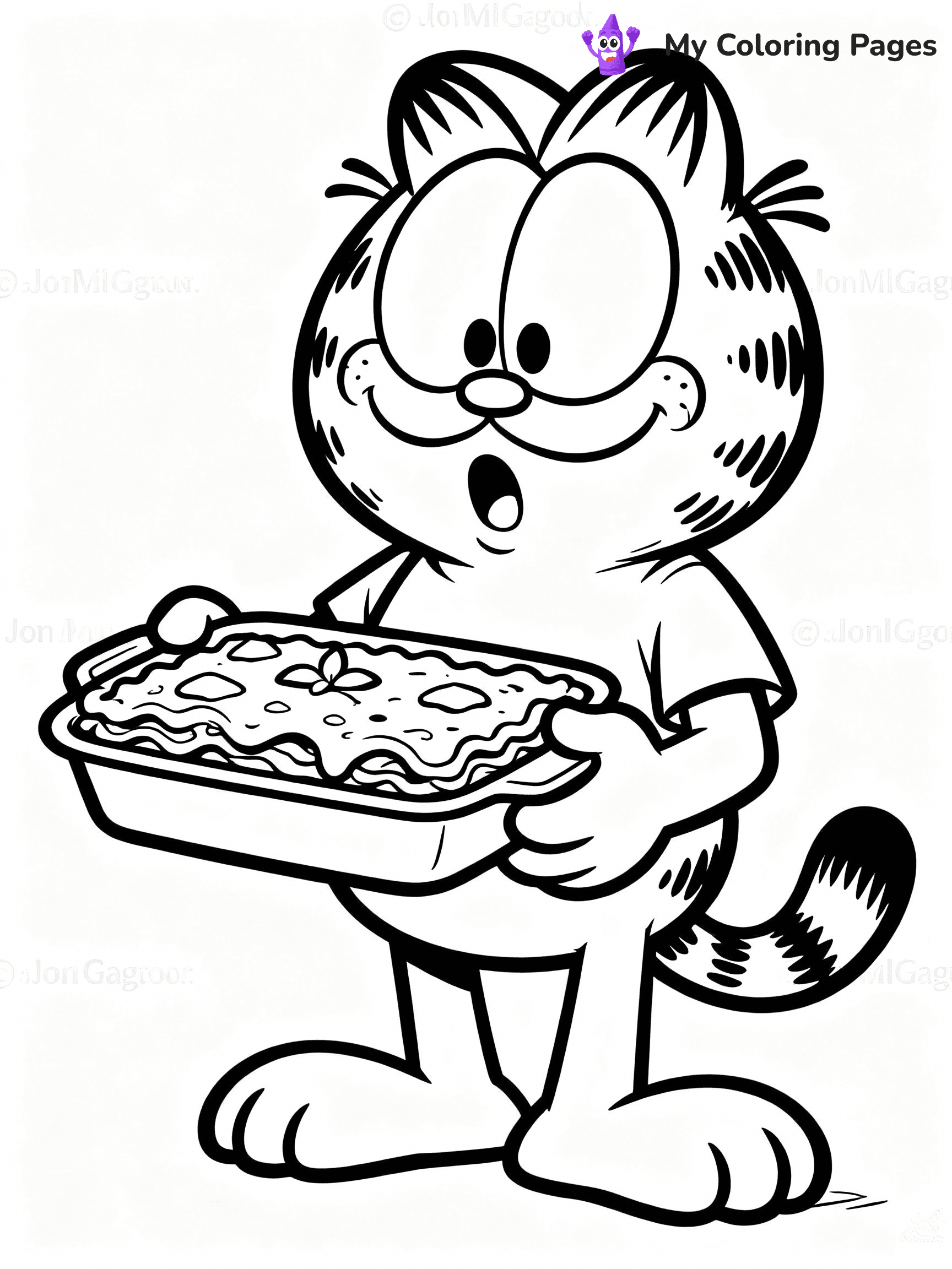 Garfield Coloring Pages - 20