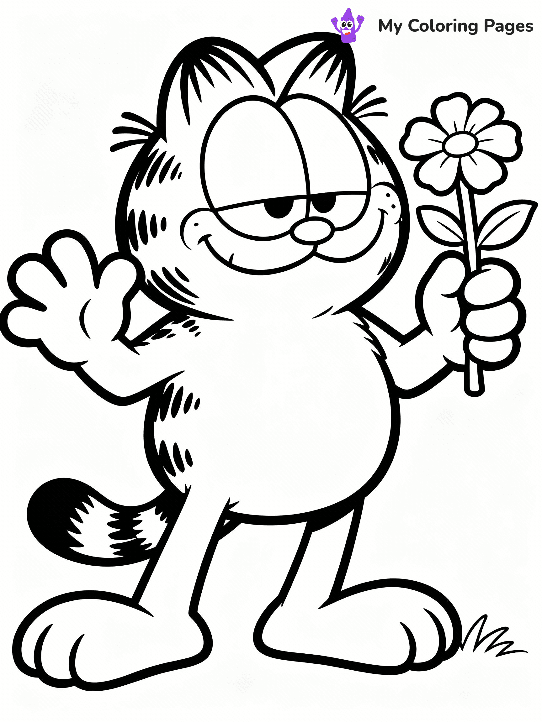 Garfield Coloring Pages - 19