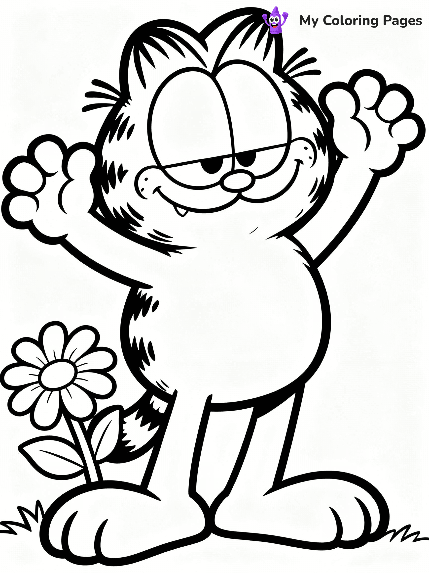 Garfield Coloring Pages - 18