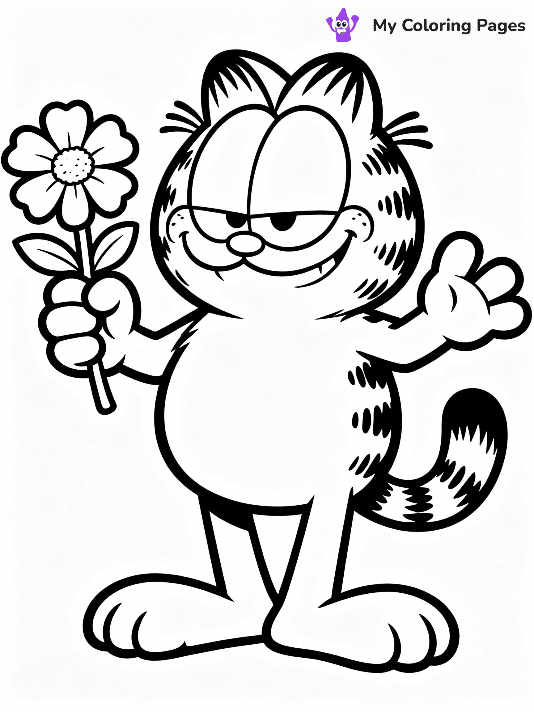 Garfield Coloring Pages - 17