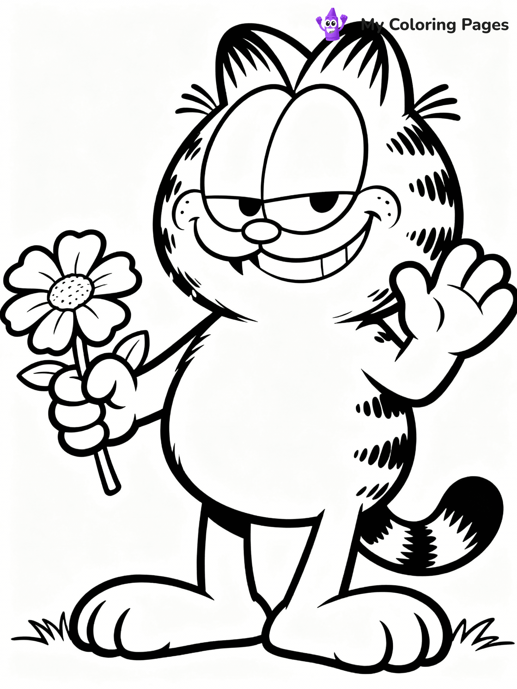 Garfield Coloring Pages - 16