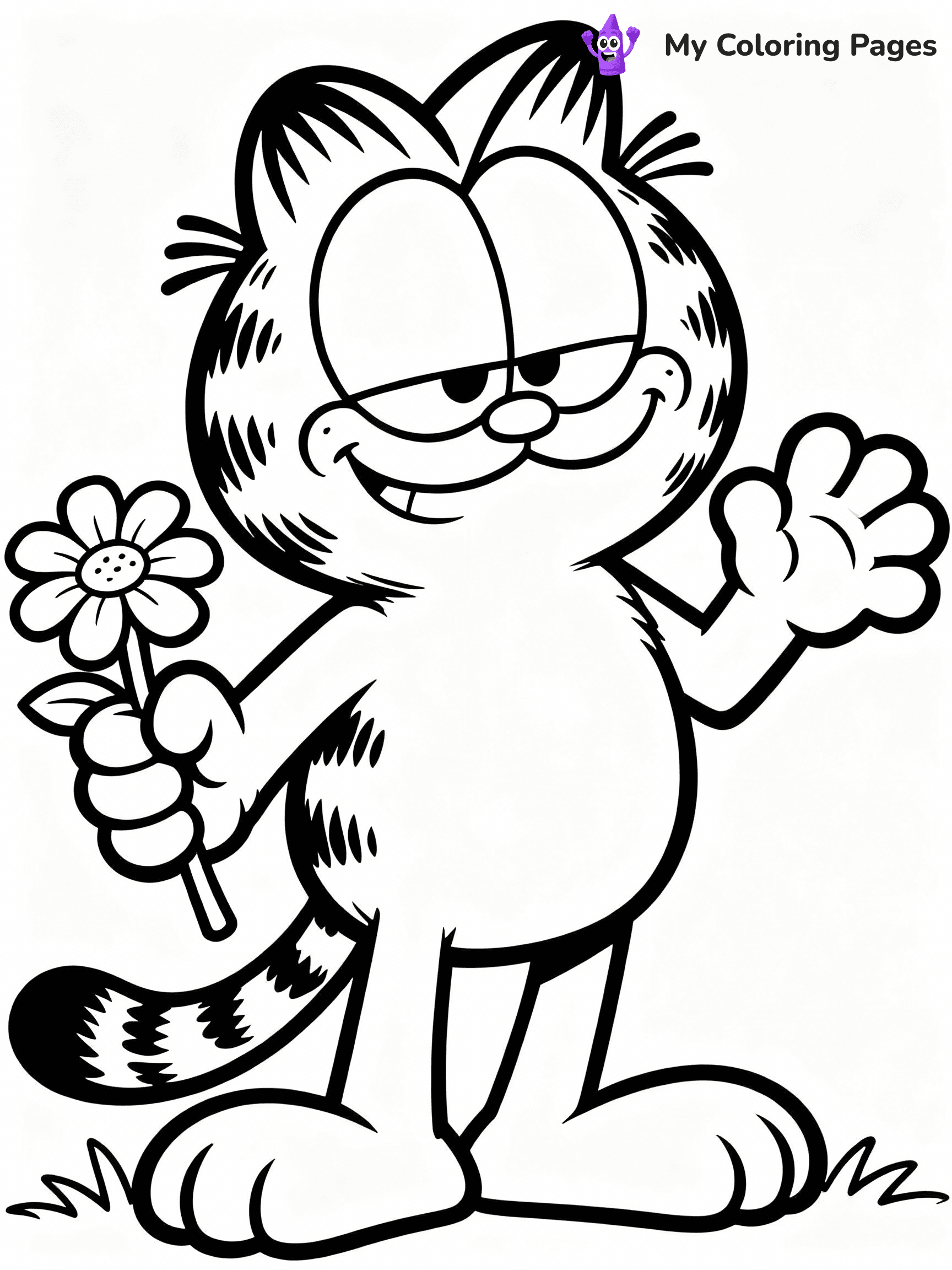 Garfield Coloring Pages - 15