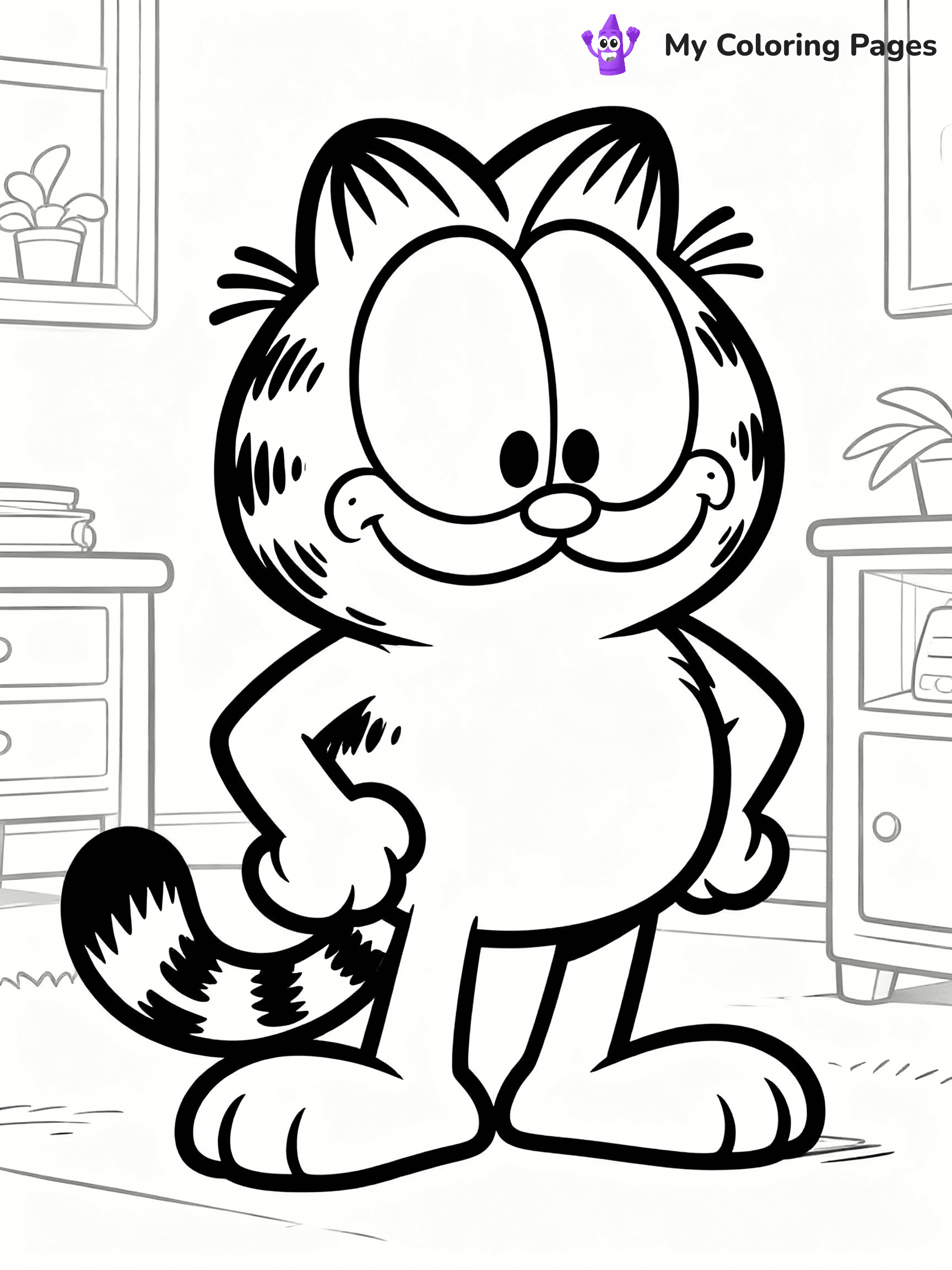 Garfield Coloring Pages - 11