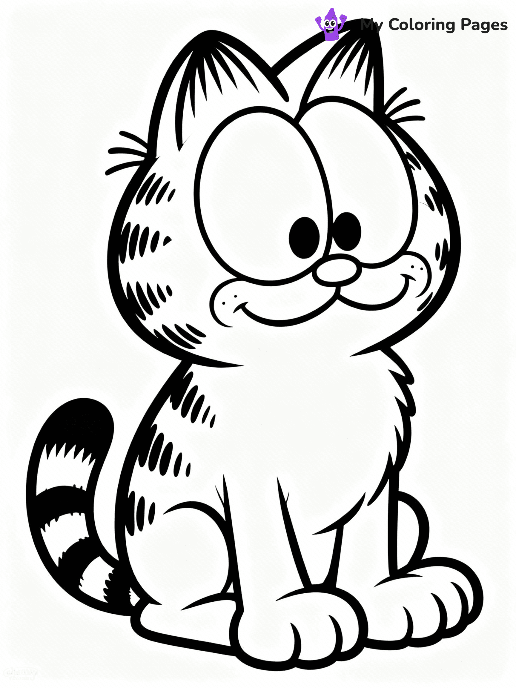 Garfield Coloring Pages - 9