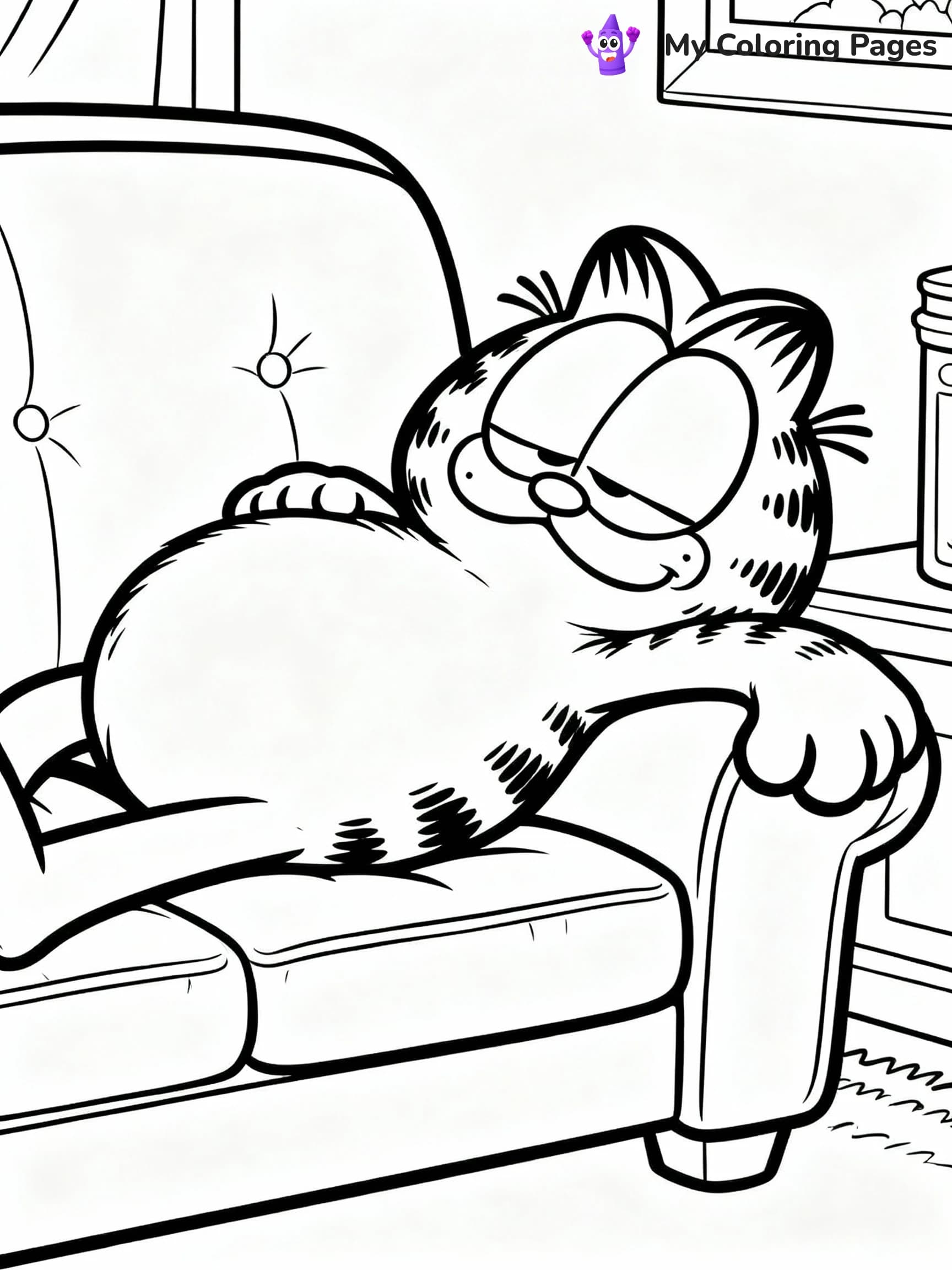 Garfield Coloring Pages - 6