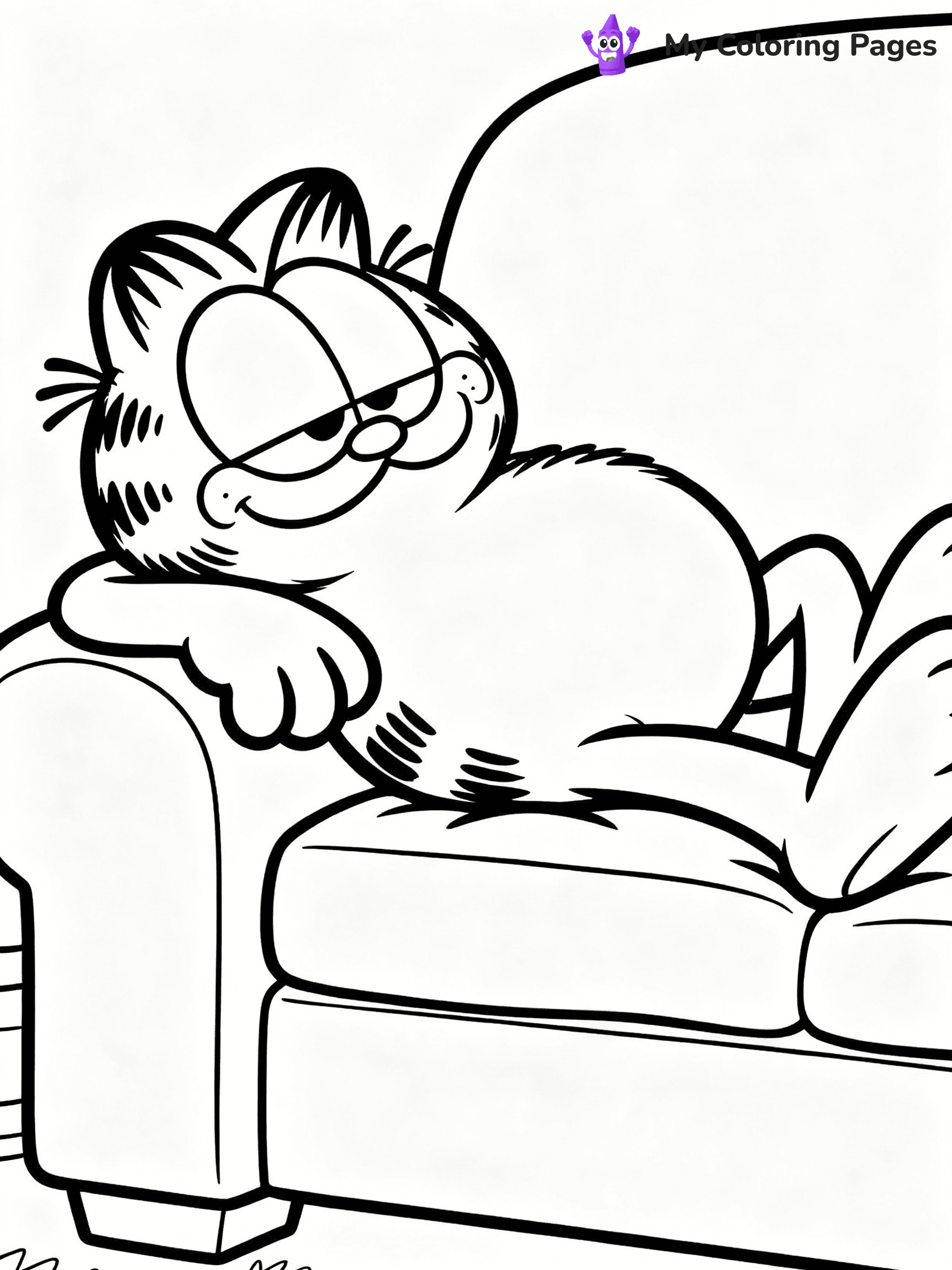 Garfield Coloring Pages - 4
