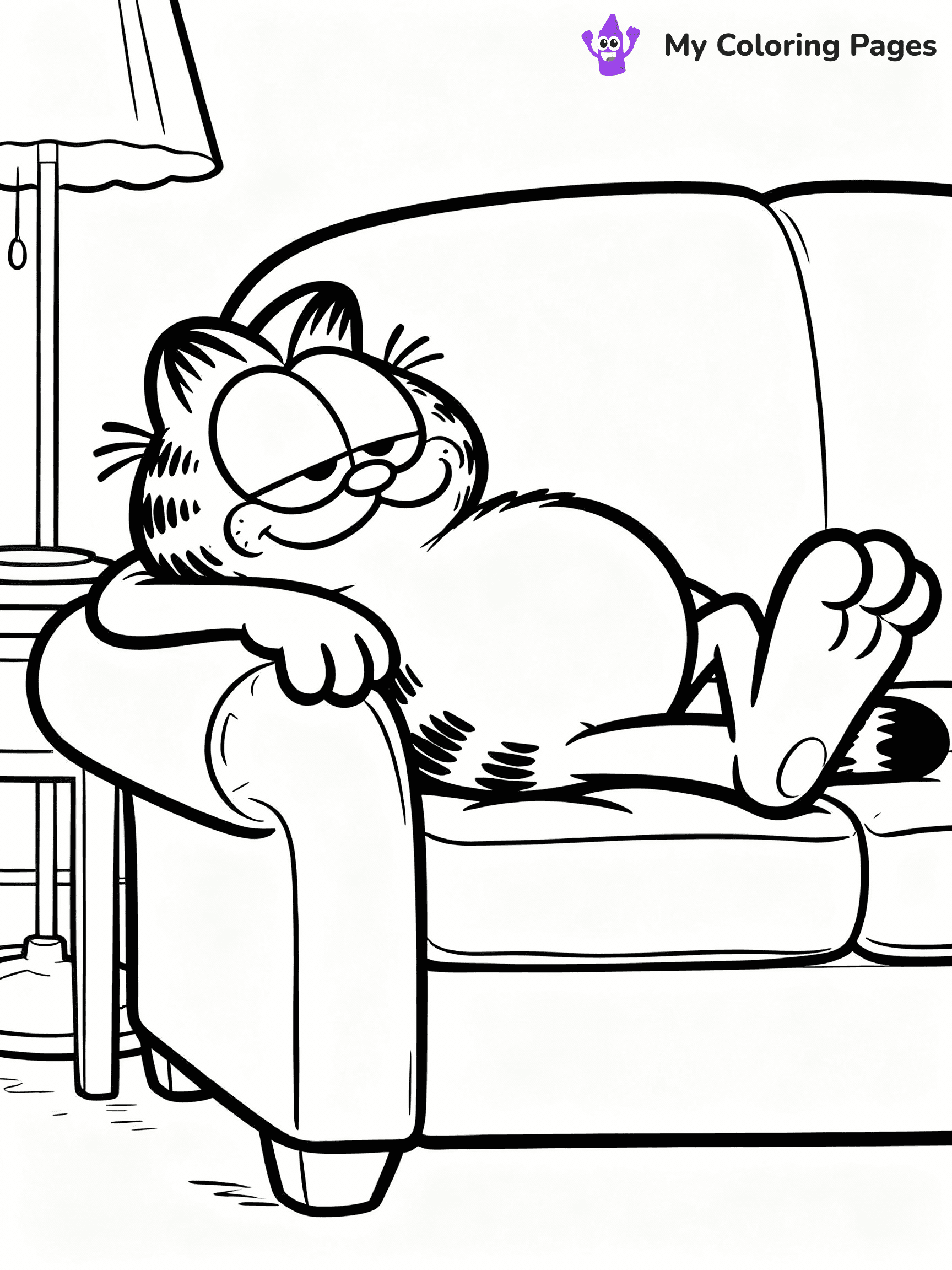 Garfield Coloring Pages - 3