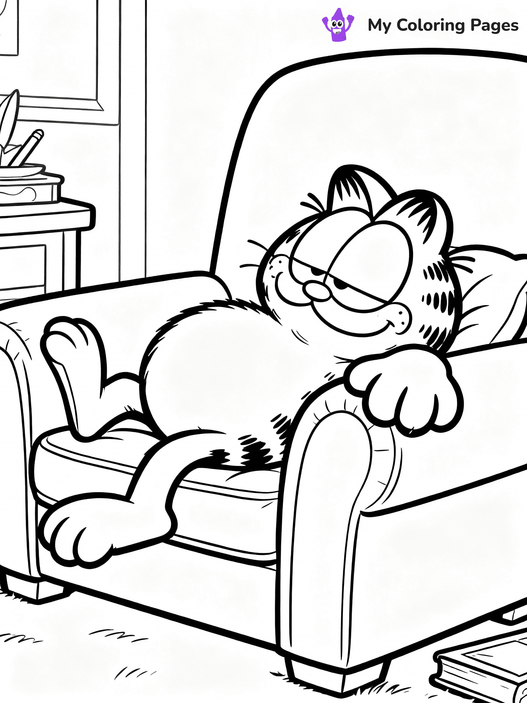 Garfield Coloring Pages - 2