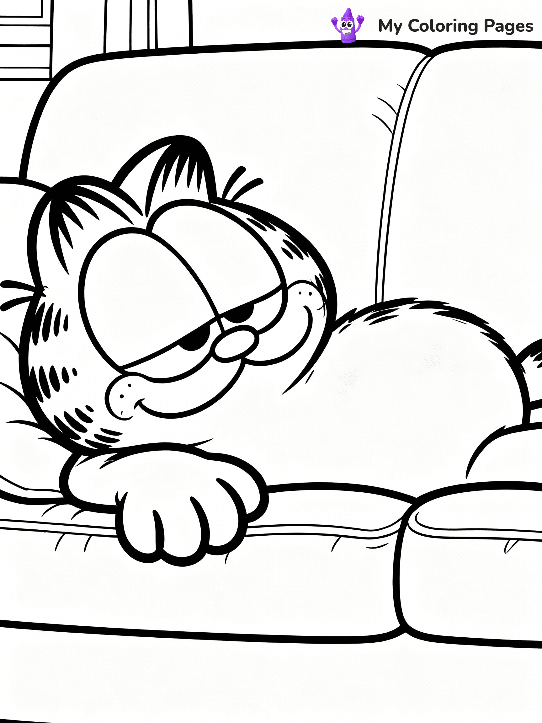 Garfield Coloring Pages - 1