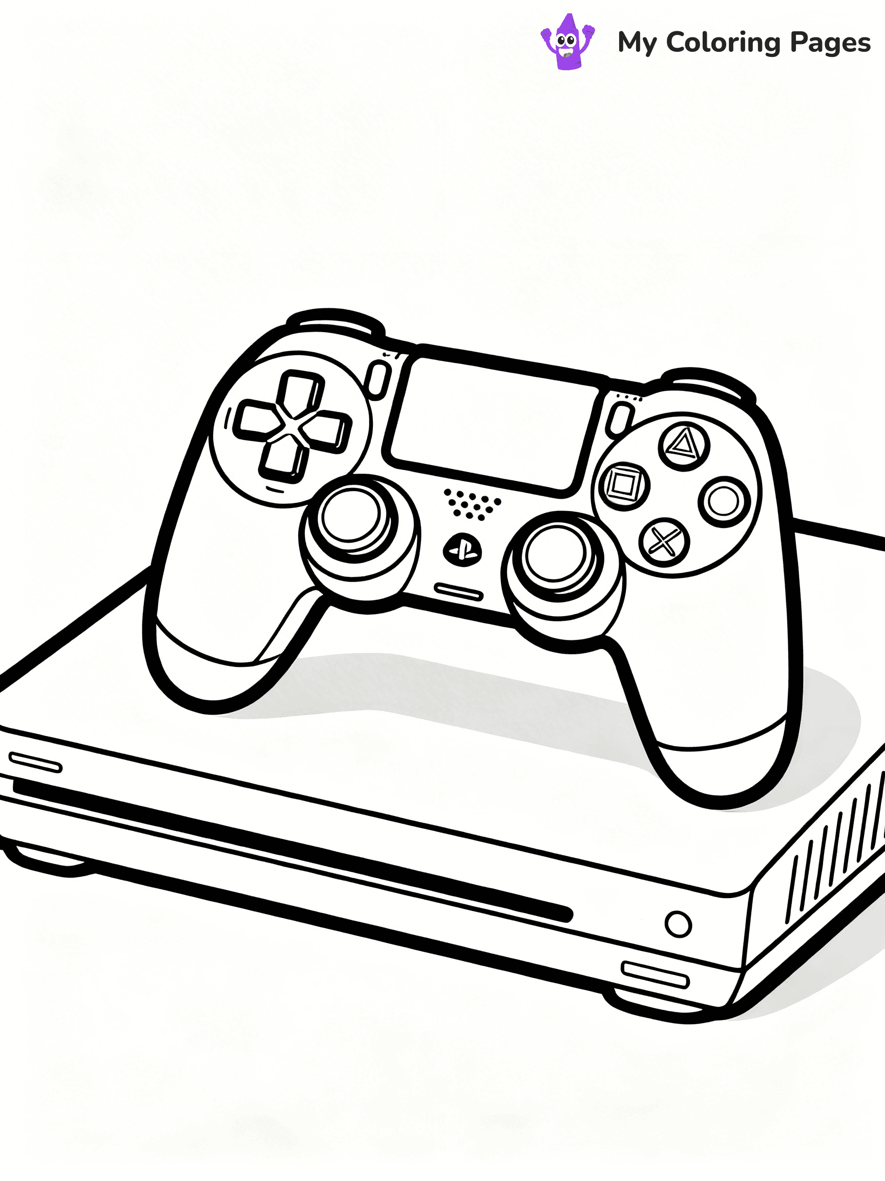 Game Controller Coloring Pages - 10