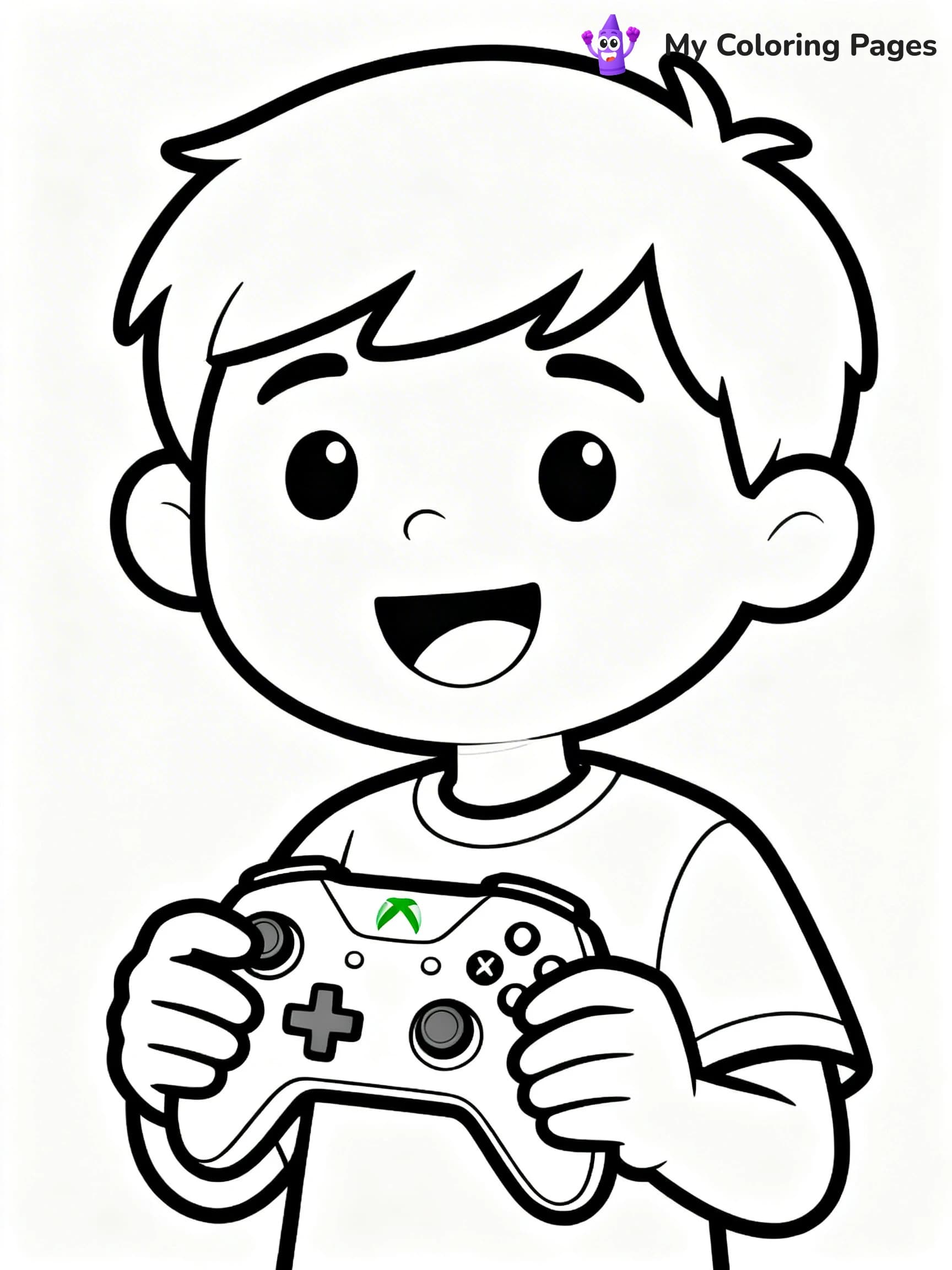 Game Controller Coloring Pages - 2