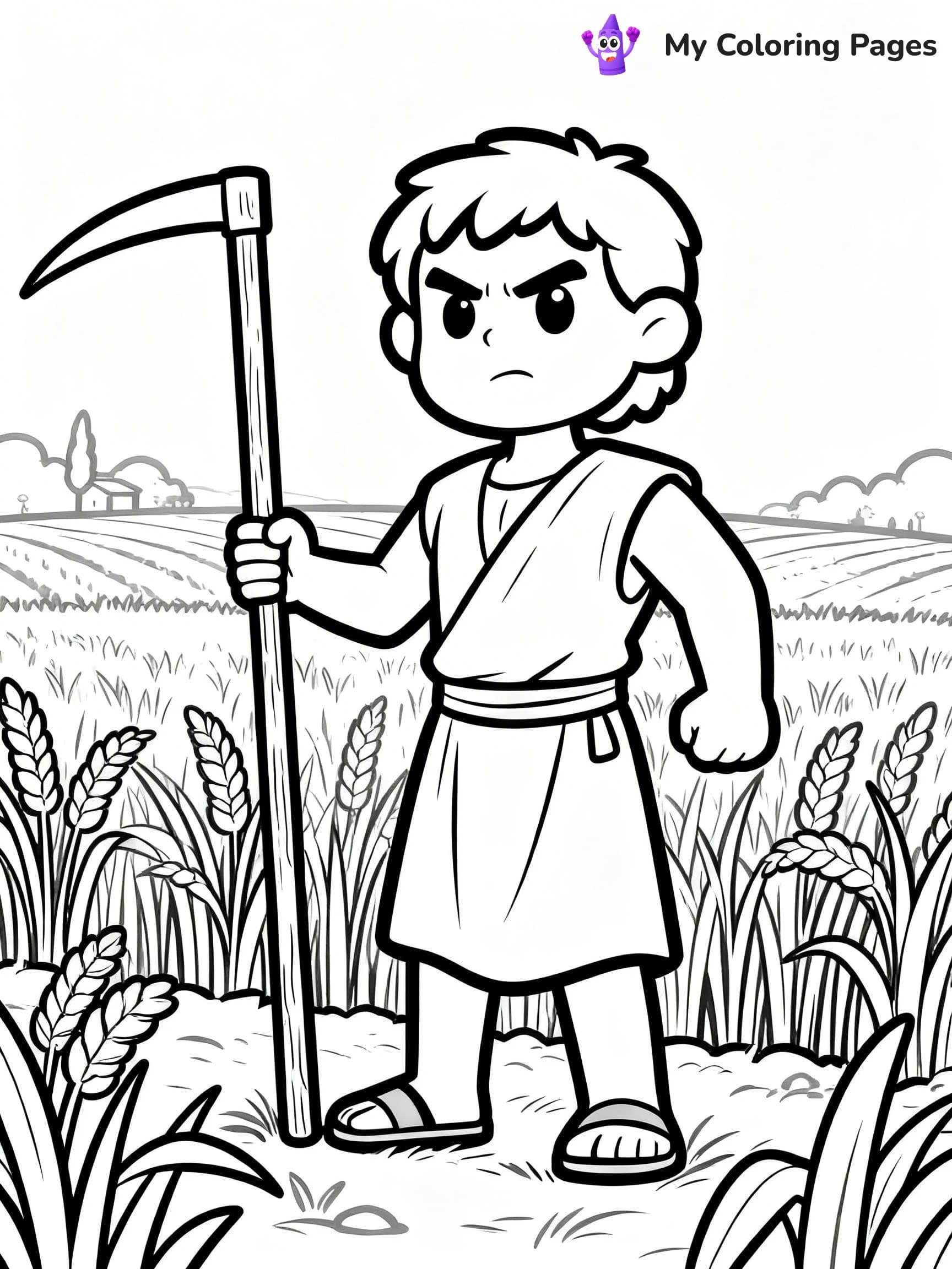 Cain And Abel Coloring Pages - 13