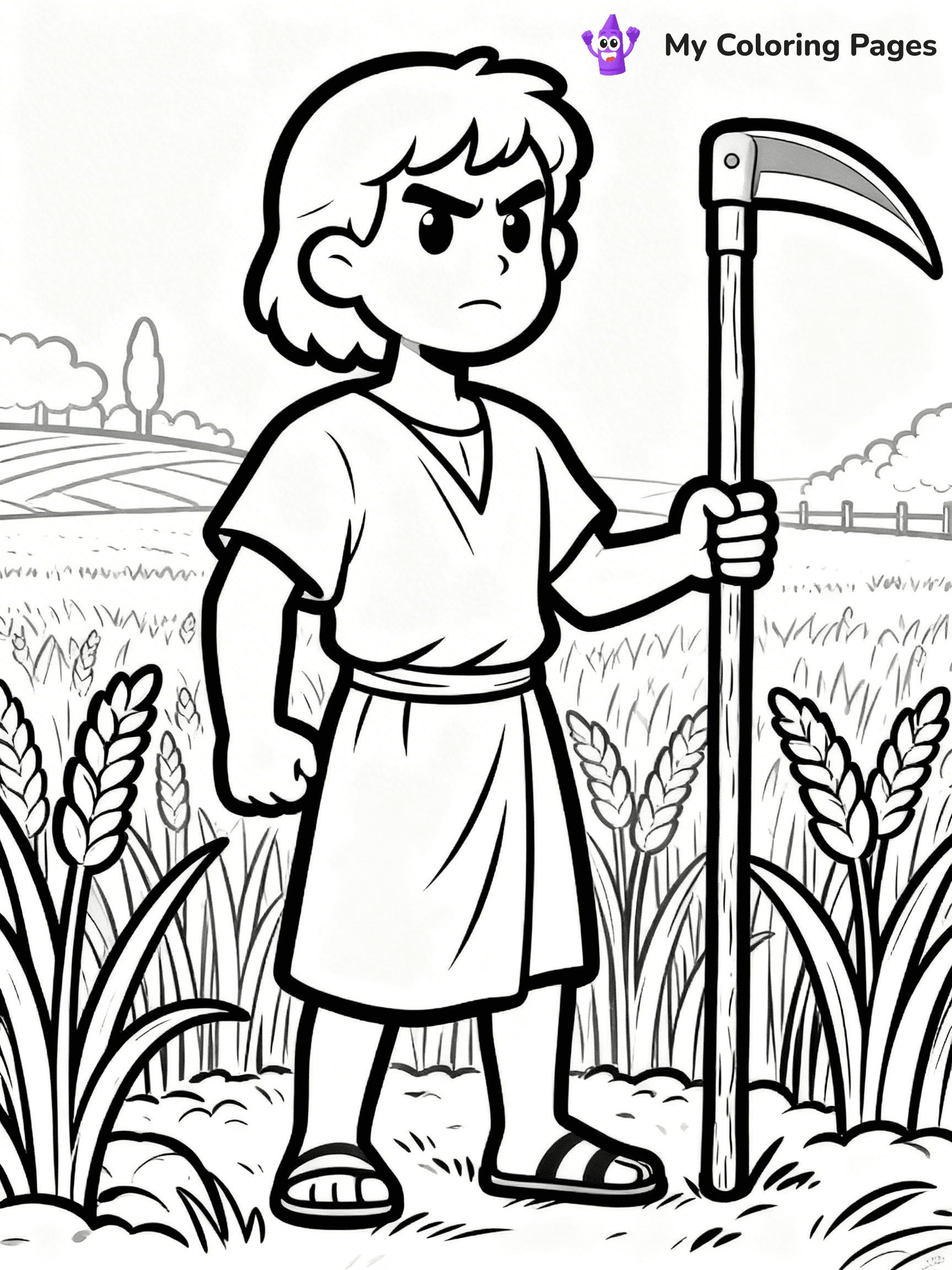 Cain And Abel Coloring Pages - 11