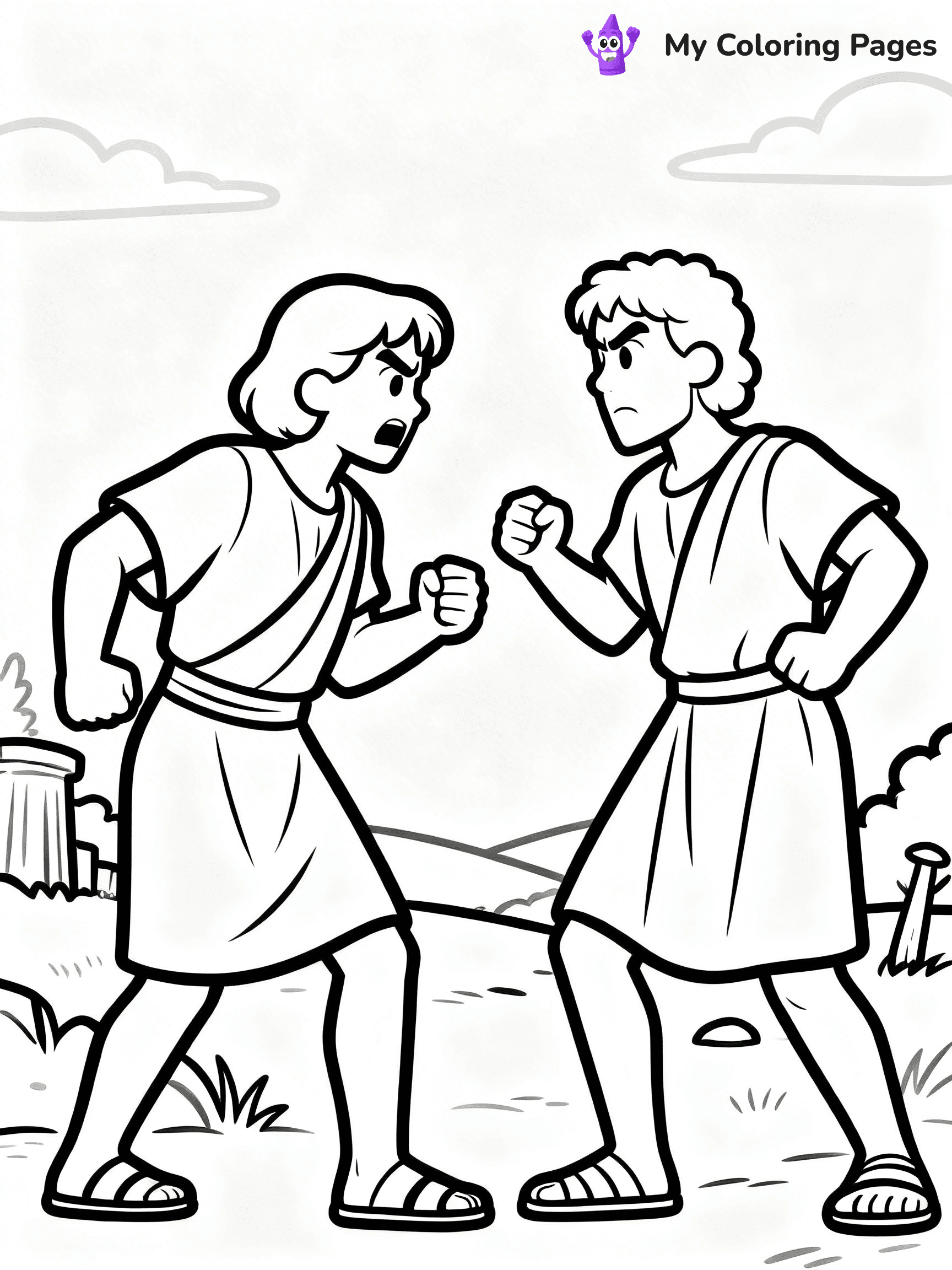 Cain And Abel Coloring Pages - 6