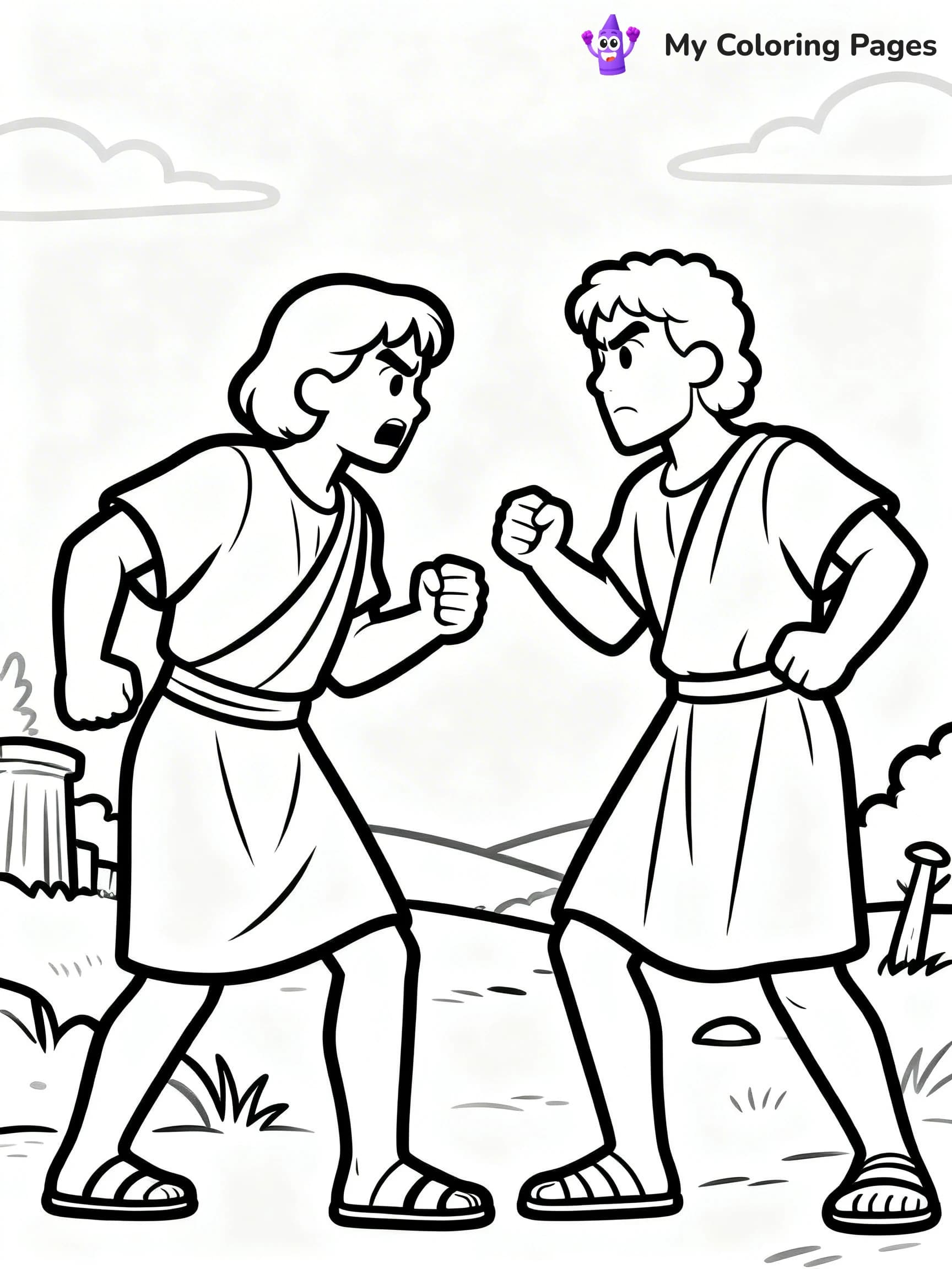Cain And Abel Coloring Pages - 6