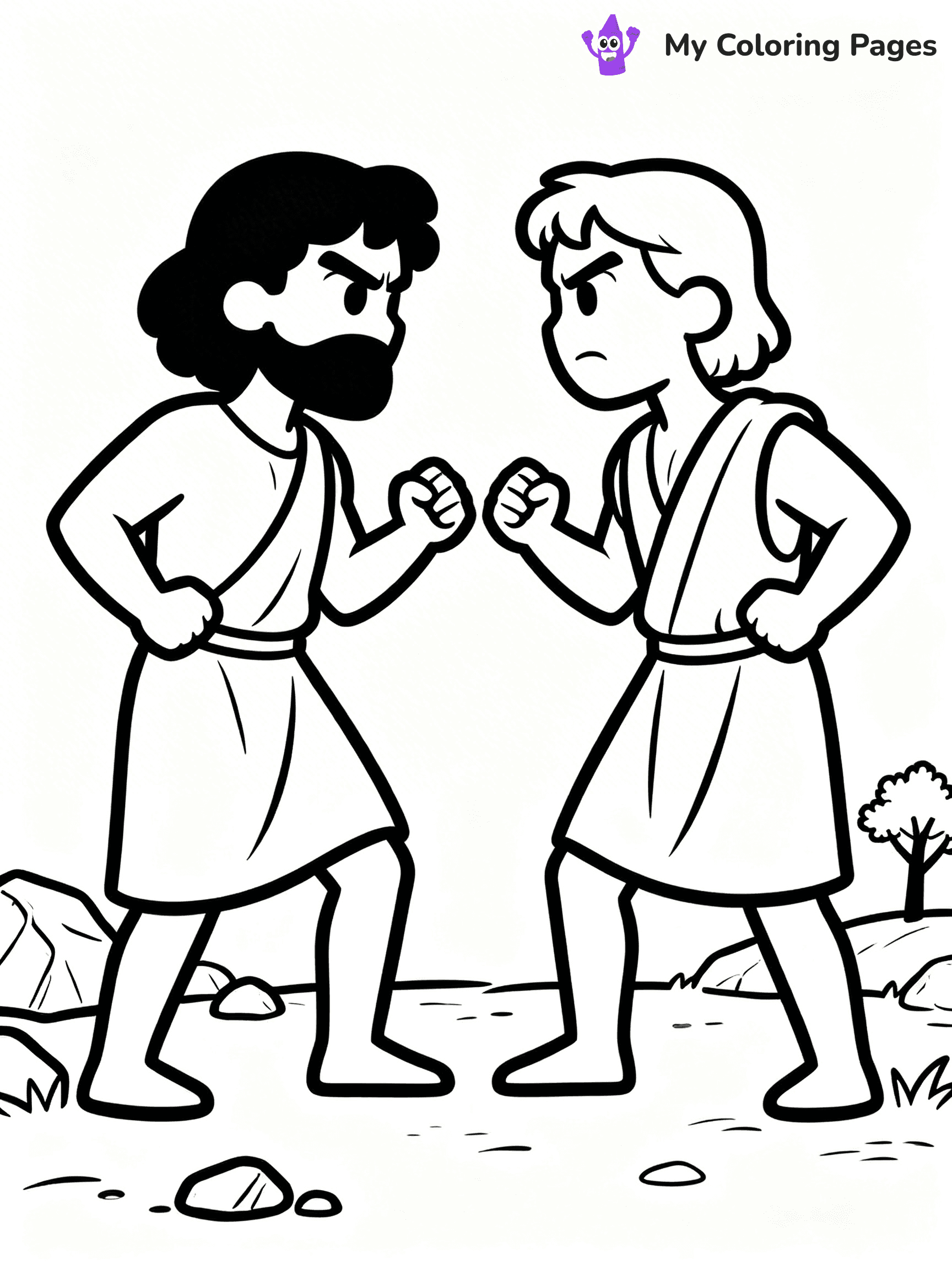 Cain And Abel Coloring Pages - 5