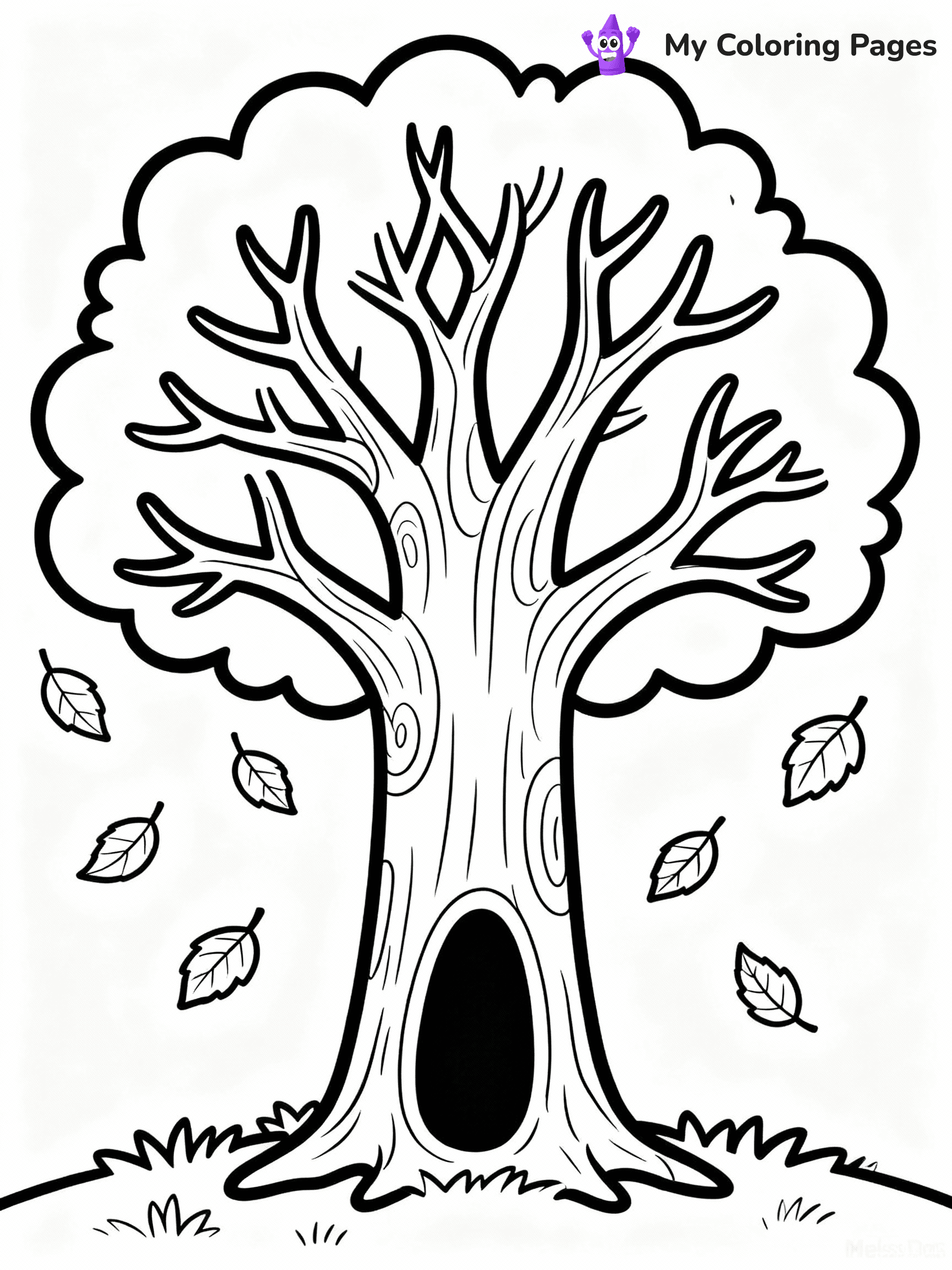 Tree Coloring Pages - 48