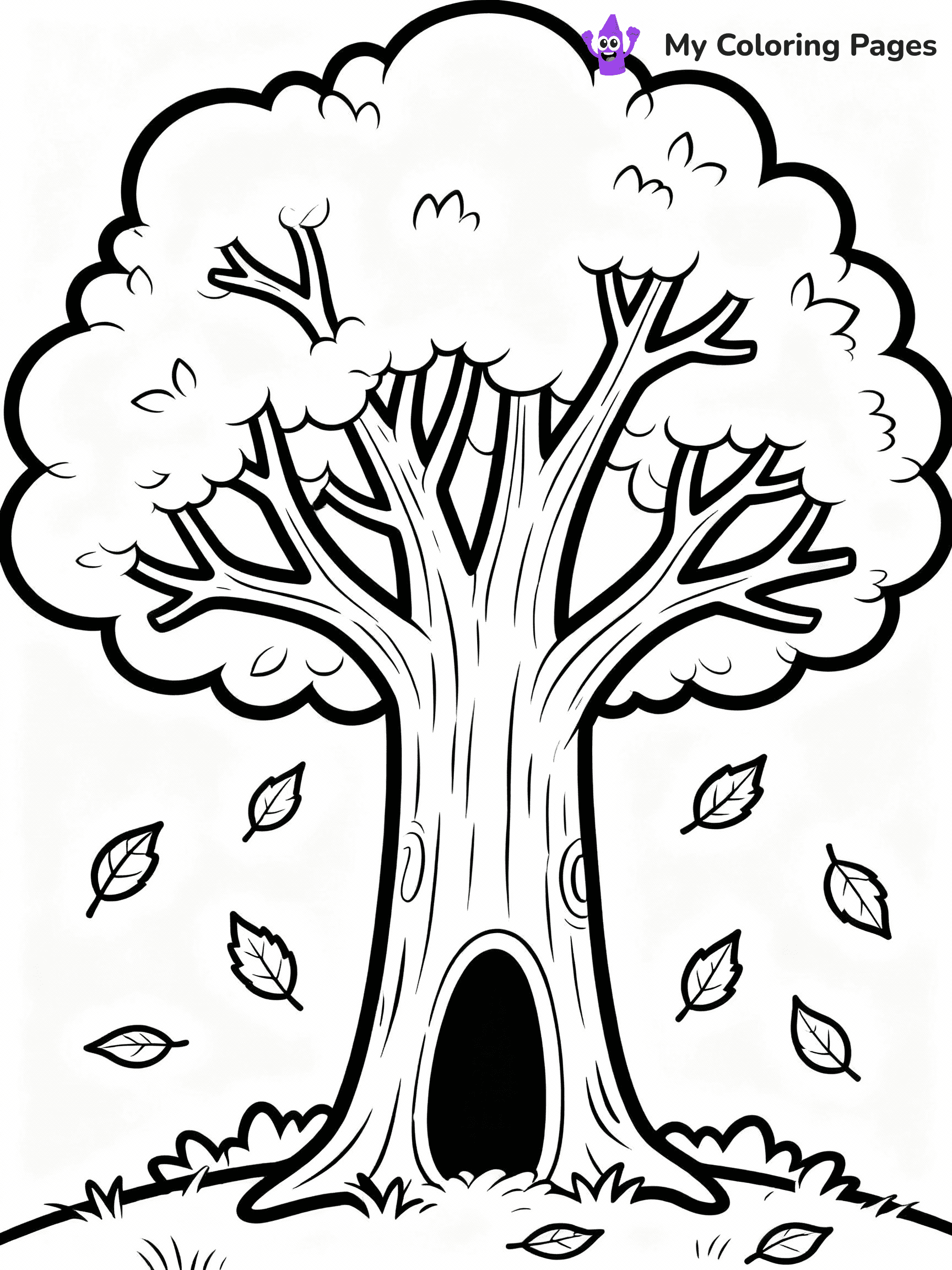 Tree Coloring Pages - 47