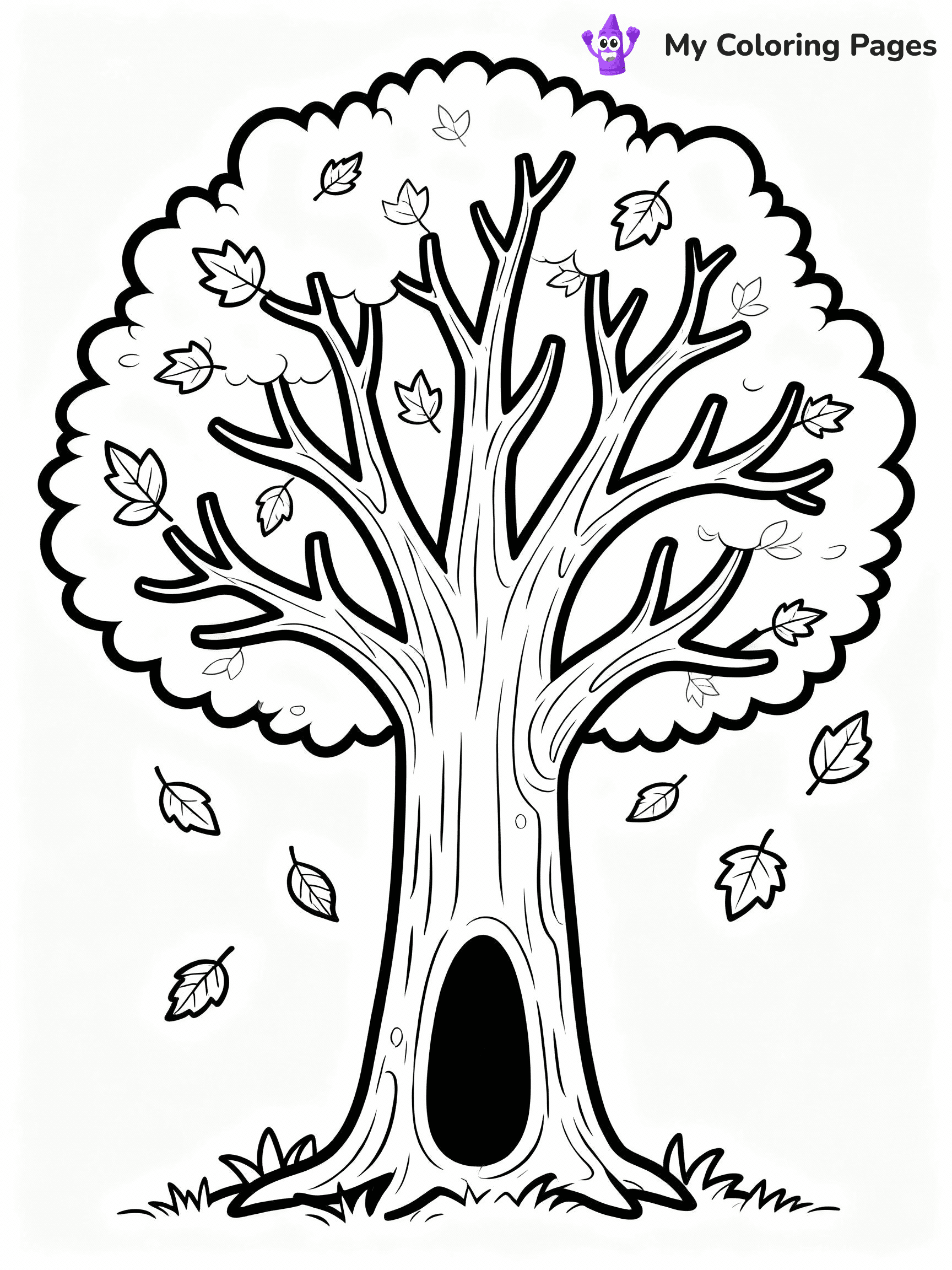 Tree Coloring Pages - 46