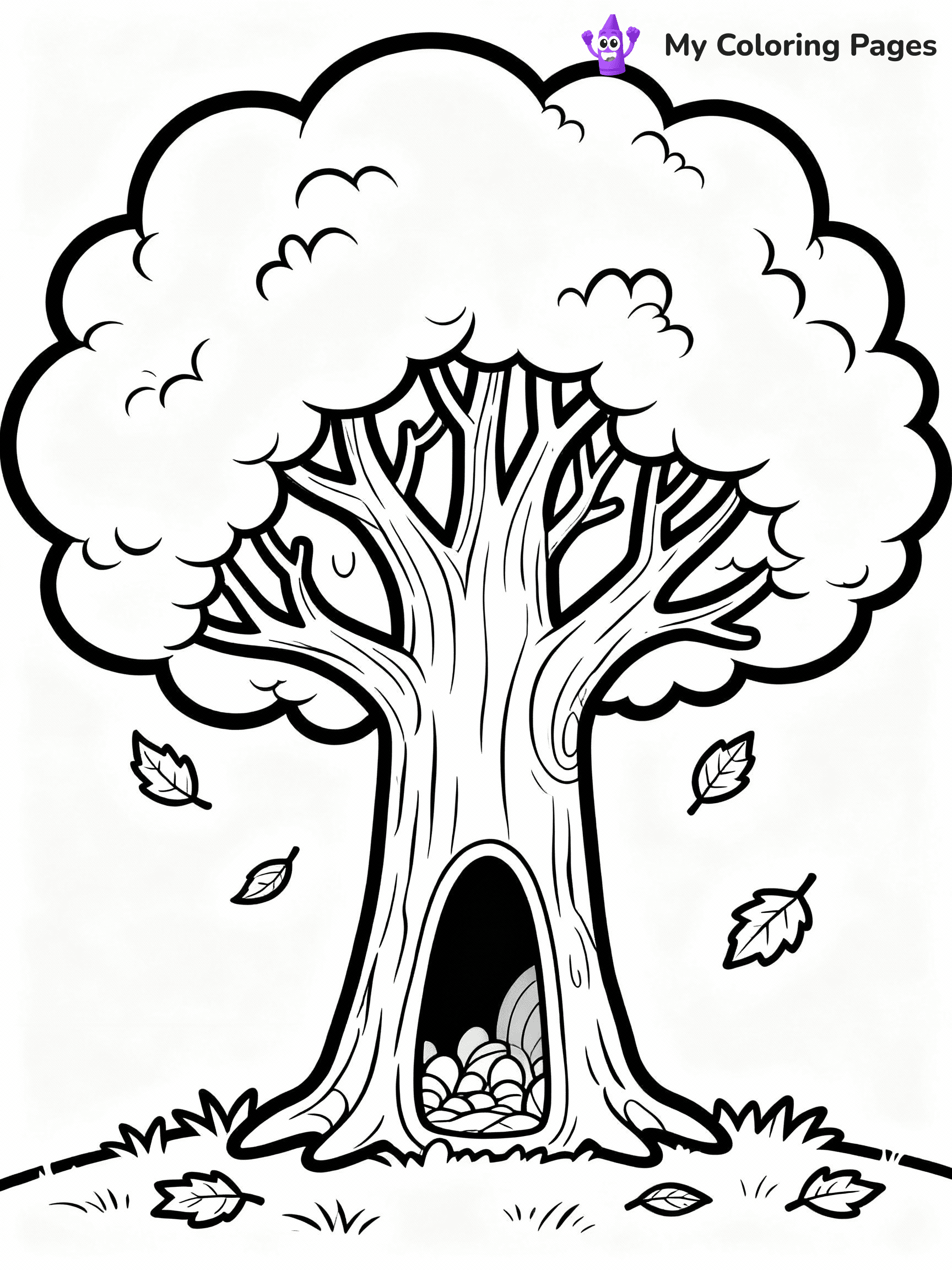 Tree Coloring Pages - 45