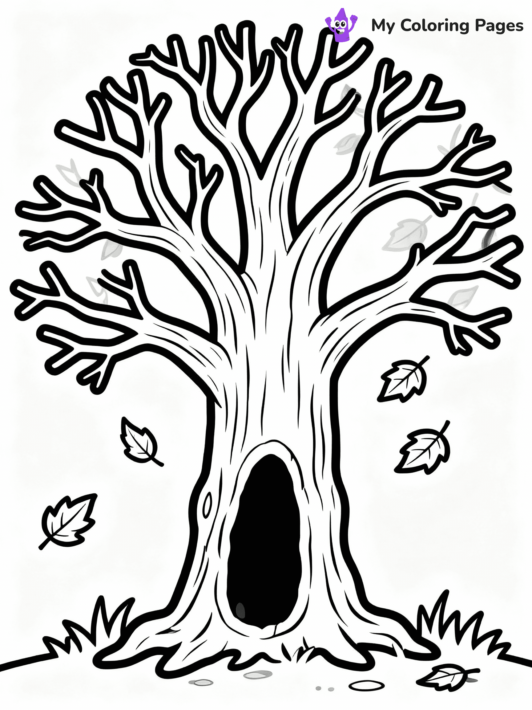 Tree Coloring Pages - 44