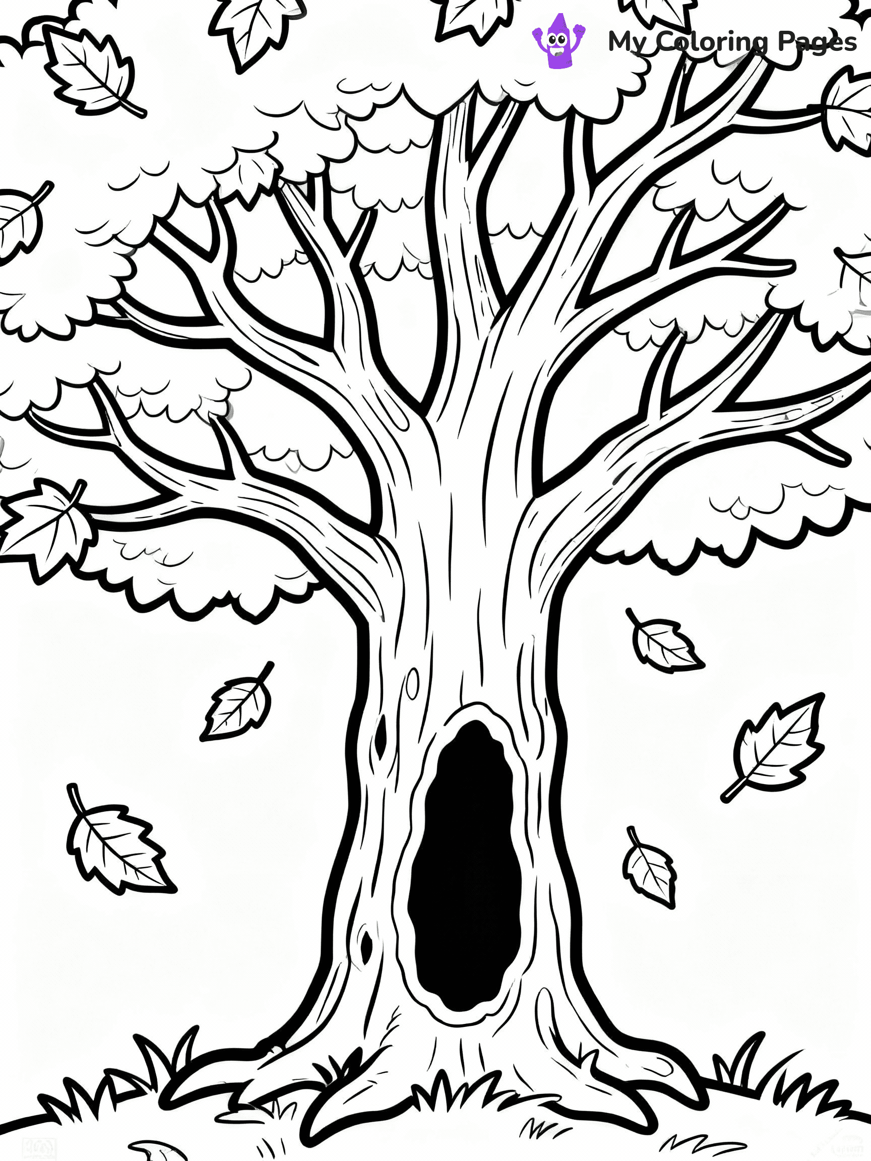 Tree Coloring Pages - 43