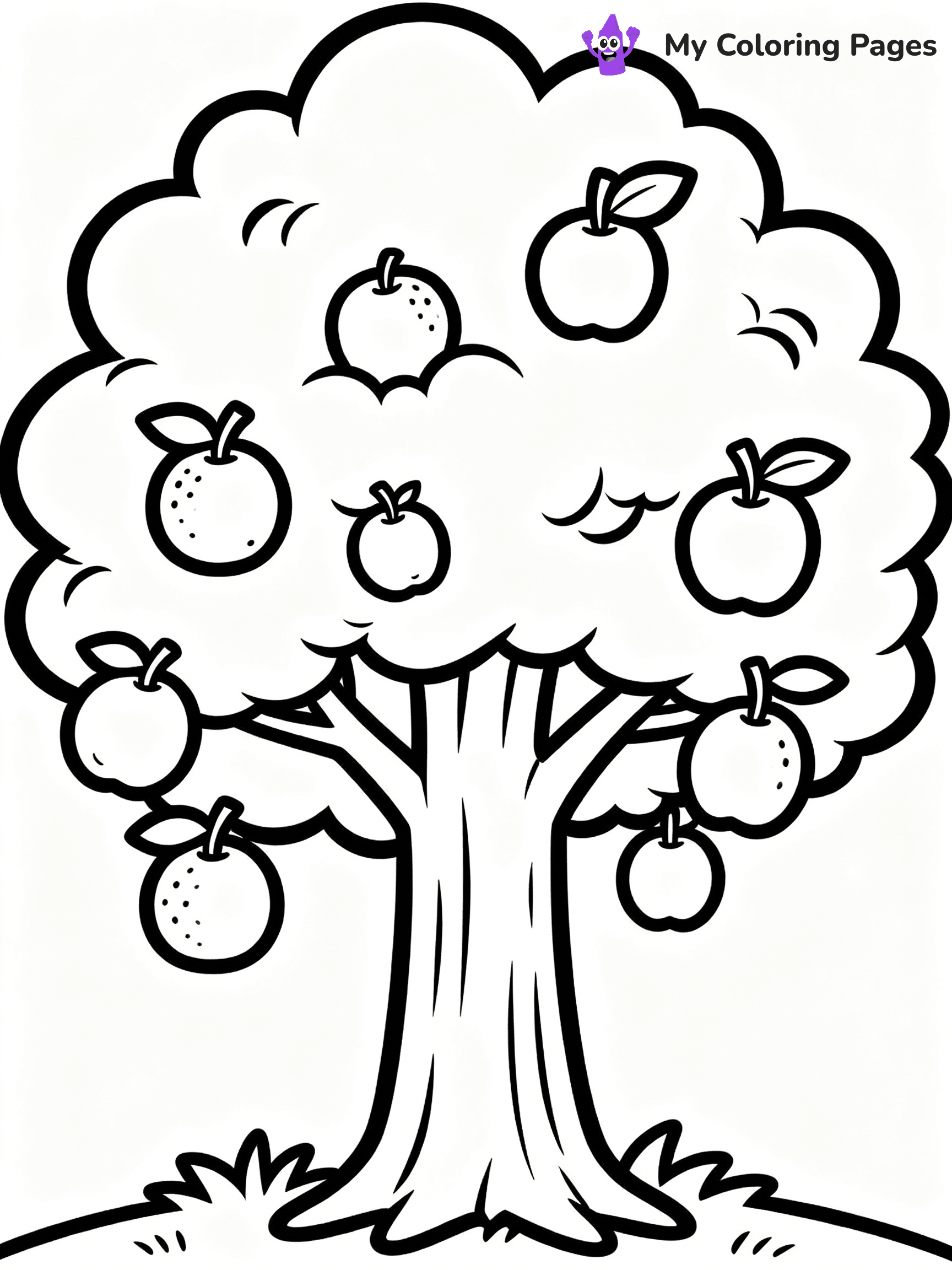 Tree Coloring Pages - 33