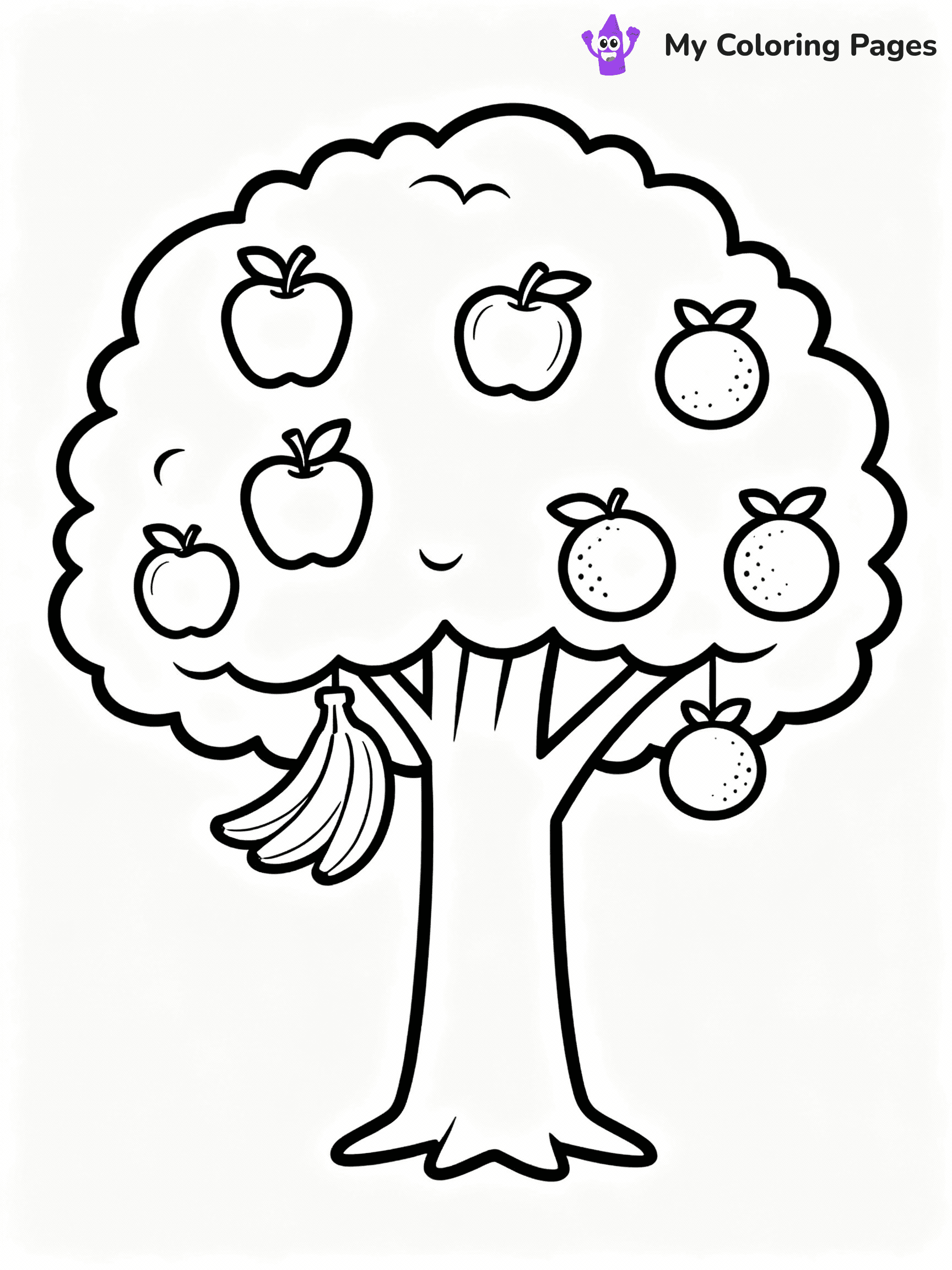 Tree Coloring Pages - 31