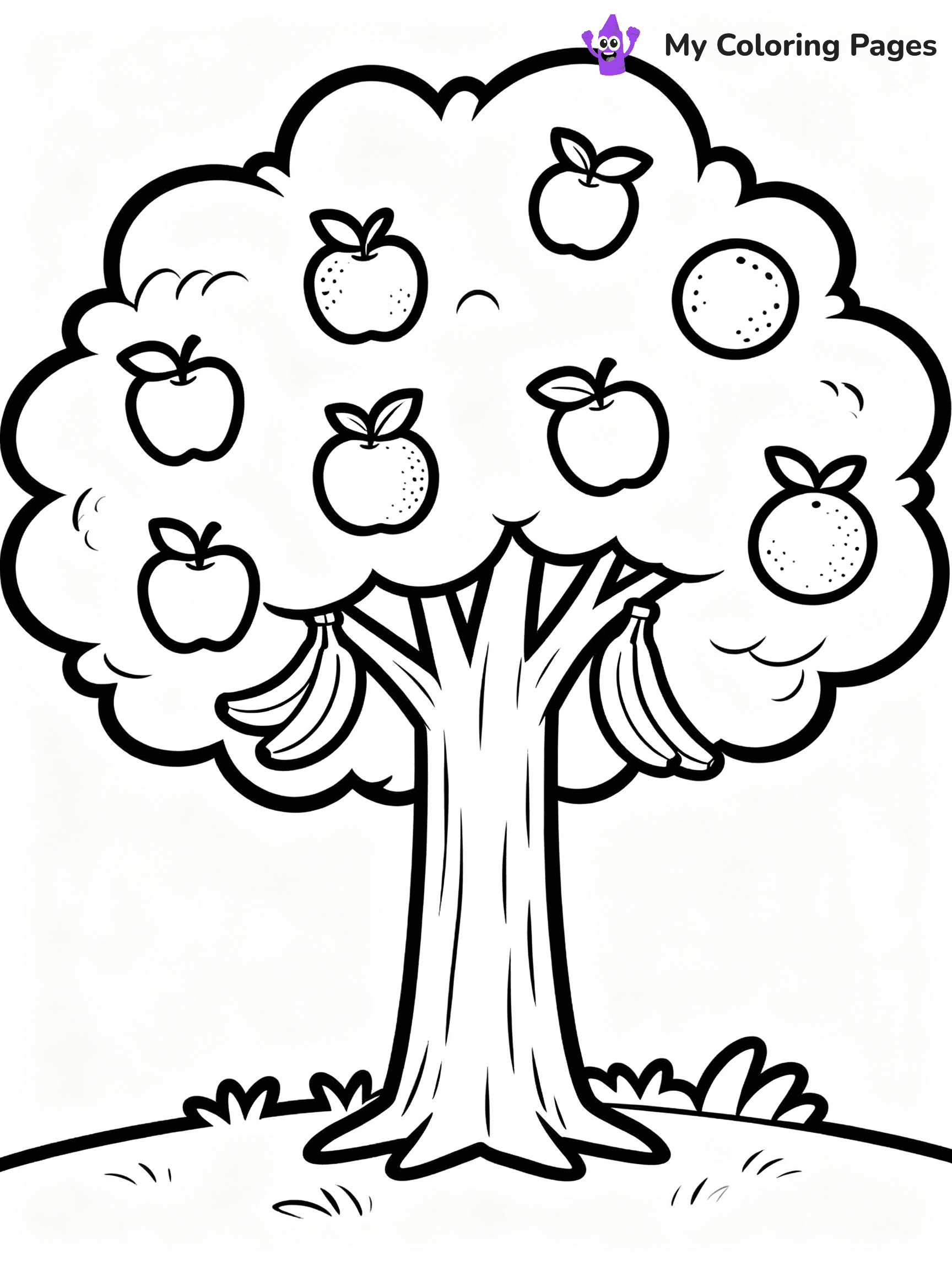 Tree Coloring Pages - 30