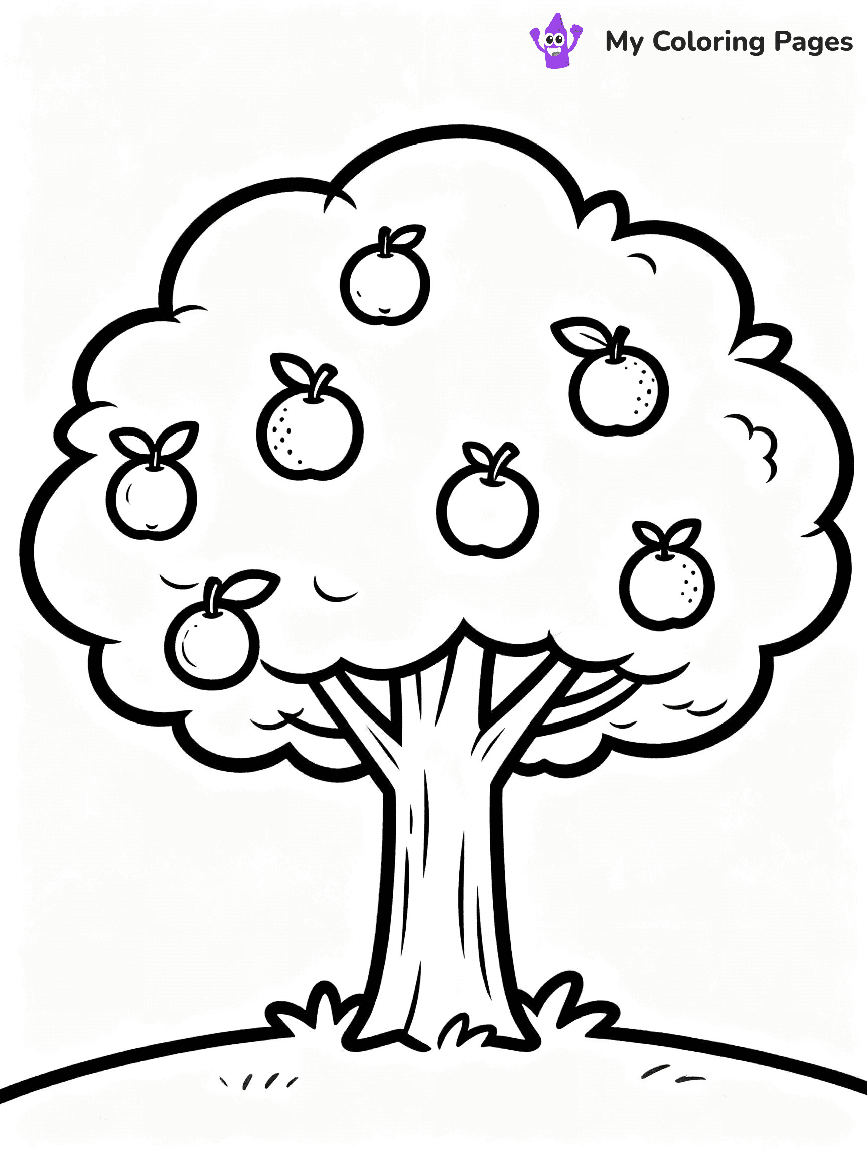Tree Coloring Pages - 28
