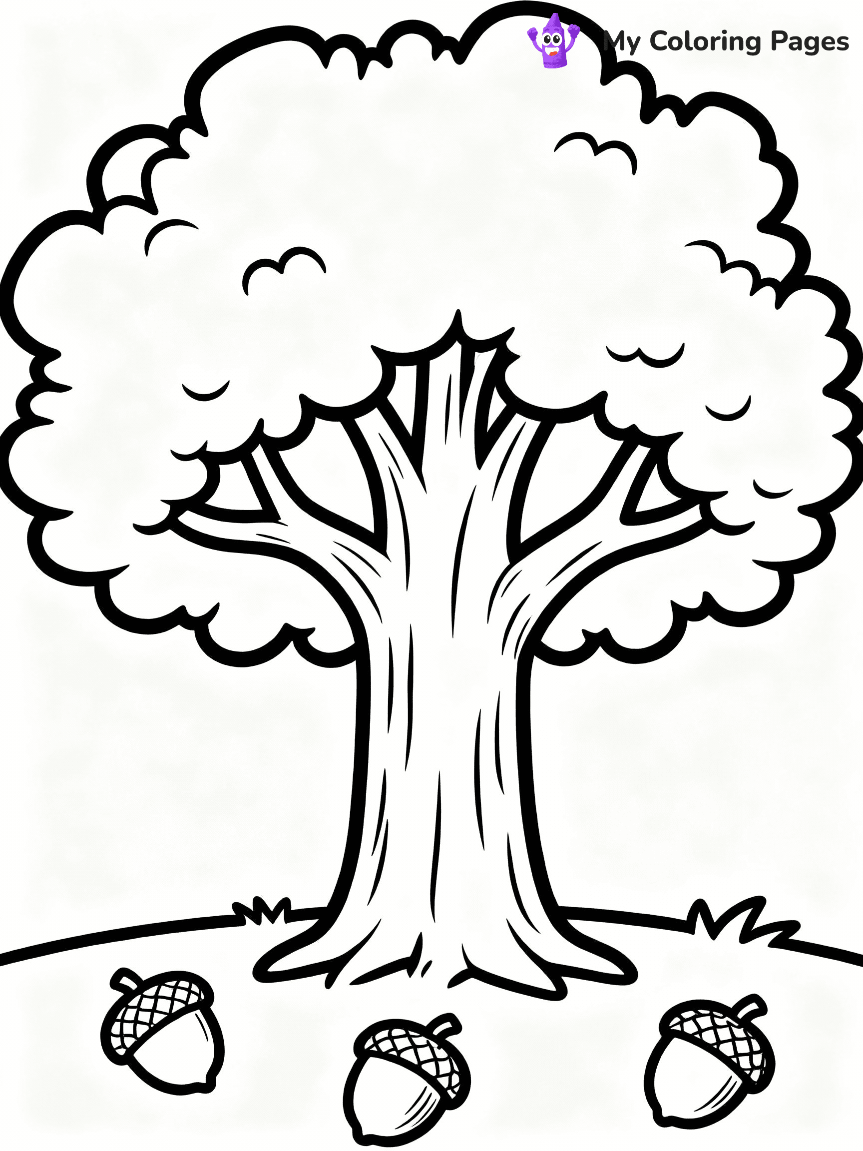 Tree Coloring Pages - 22
