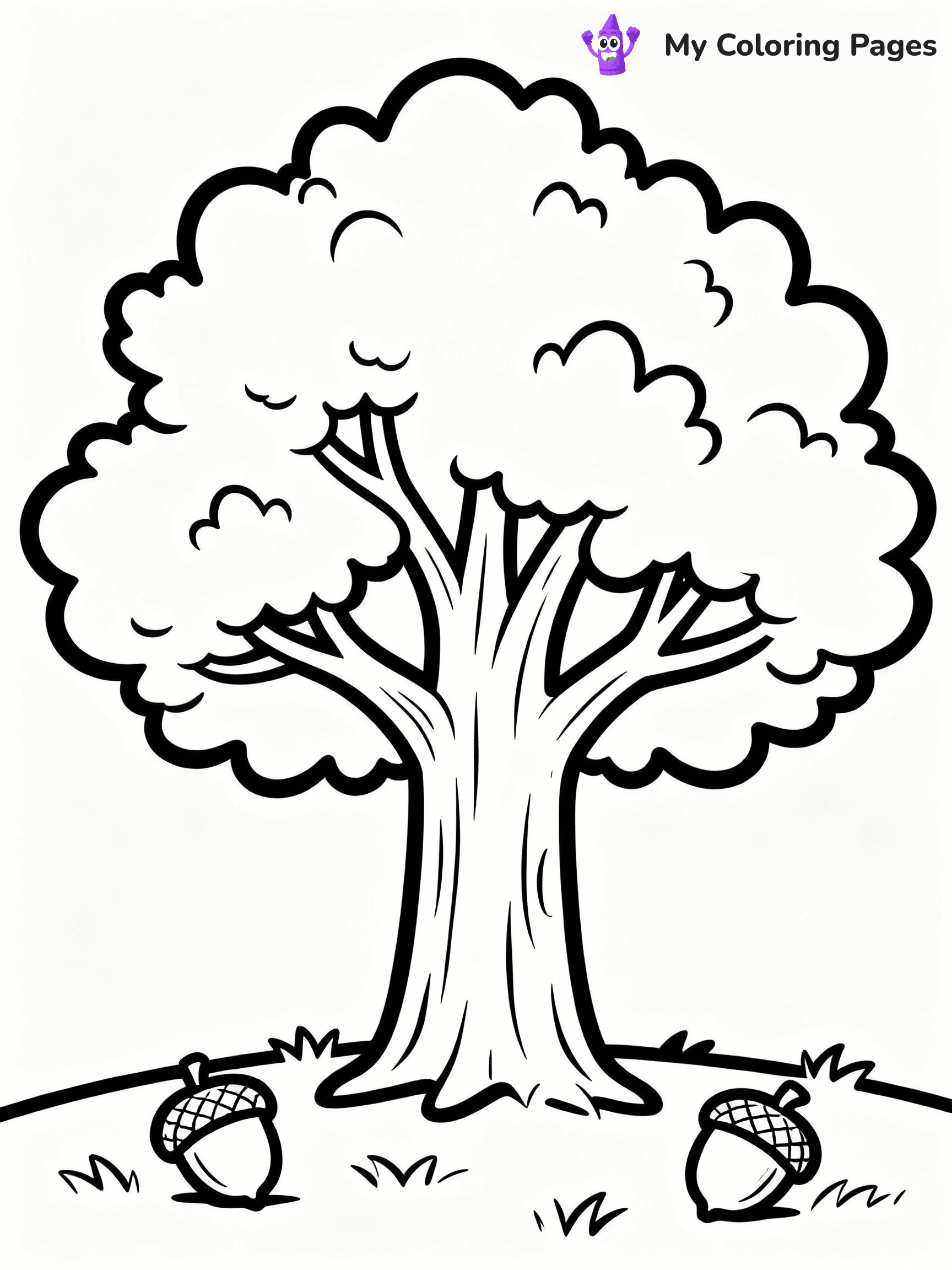 Tree Coloring Pages - 20