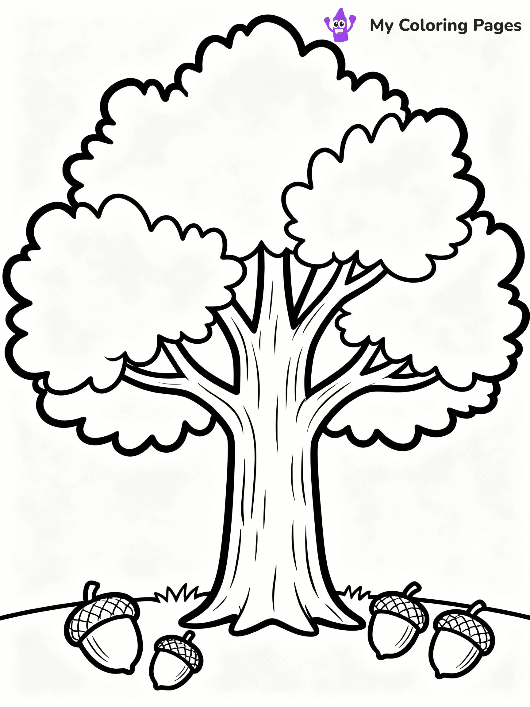 Tree Coloring Pages - 18