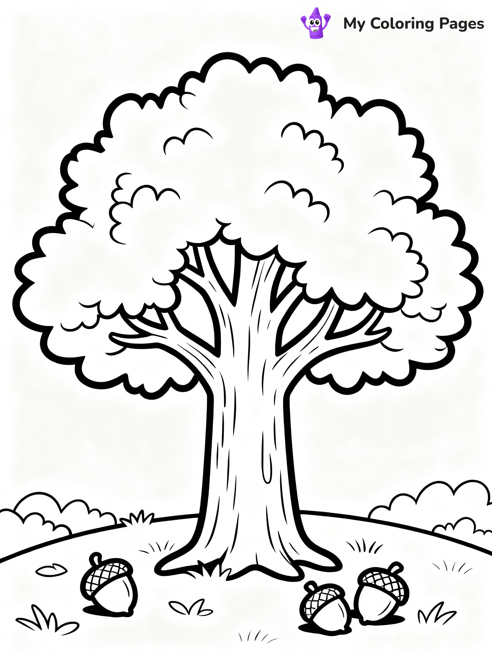 Tree Coloring Pages - 16