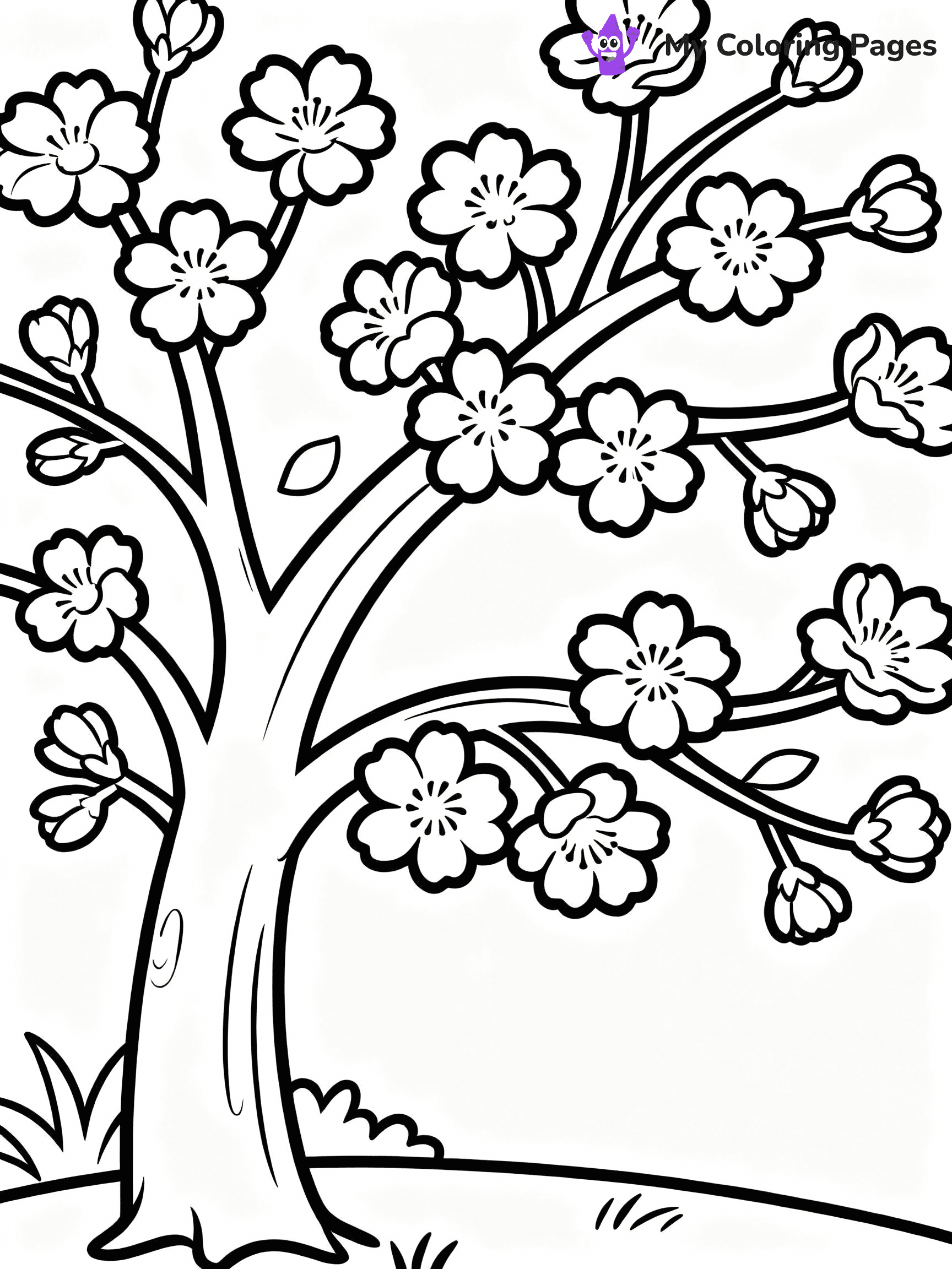 Tree Coloring Pages - 9